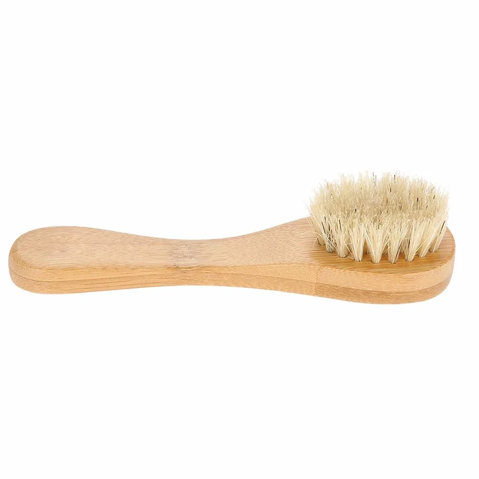 Lipcowe letnie prezenty Szczotka do oczyszczania twarzy do peelingu twarzy, drewniana rączka szczotka do twarzy peeling czyszczenie skóry narzędzie