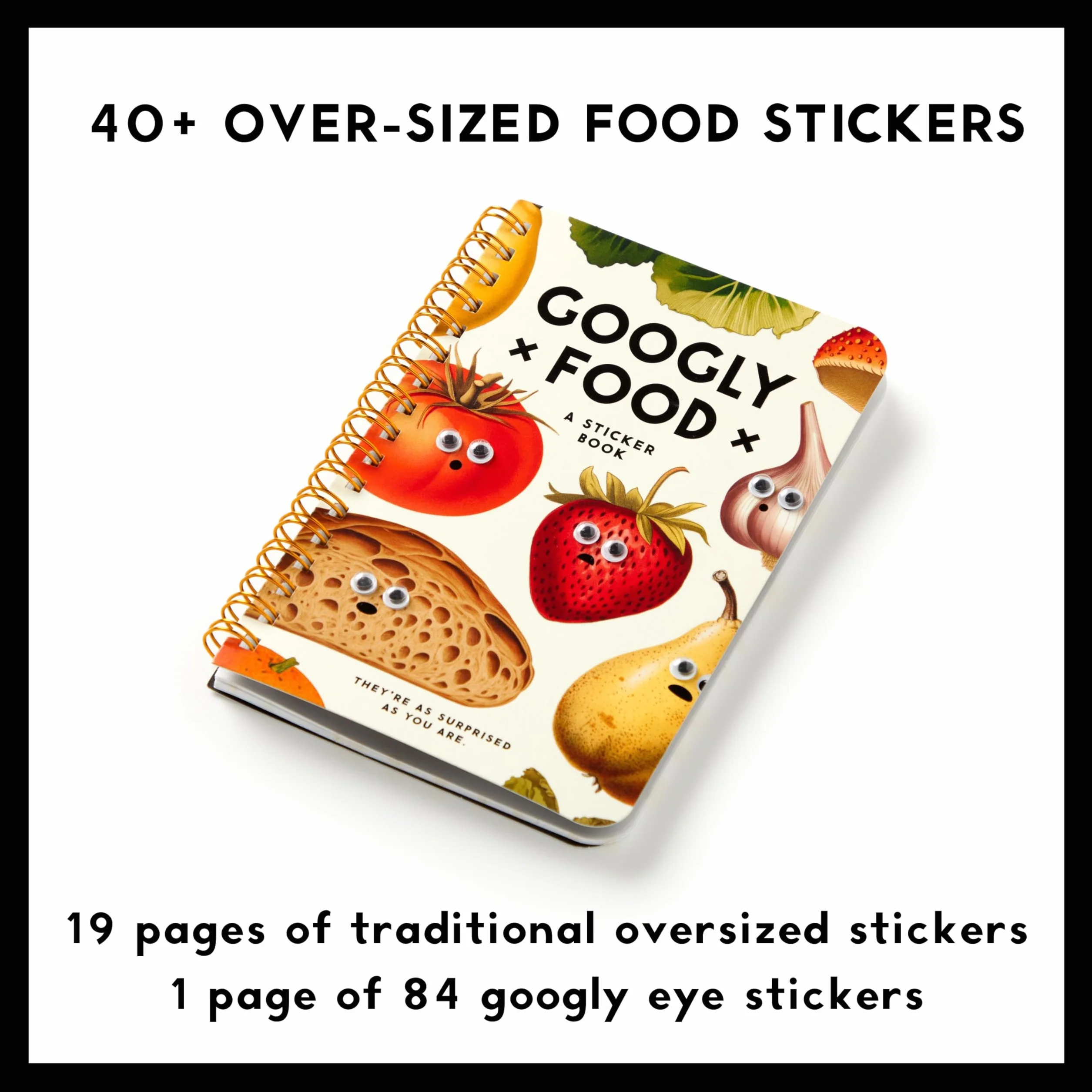 Googly Food Sticker Book