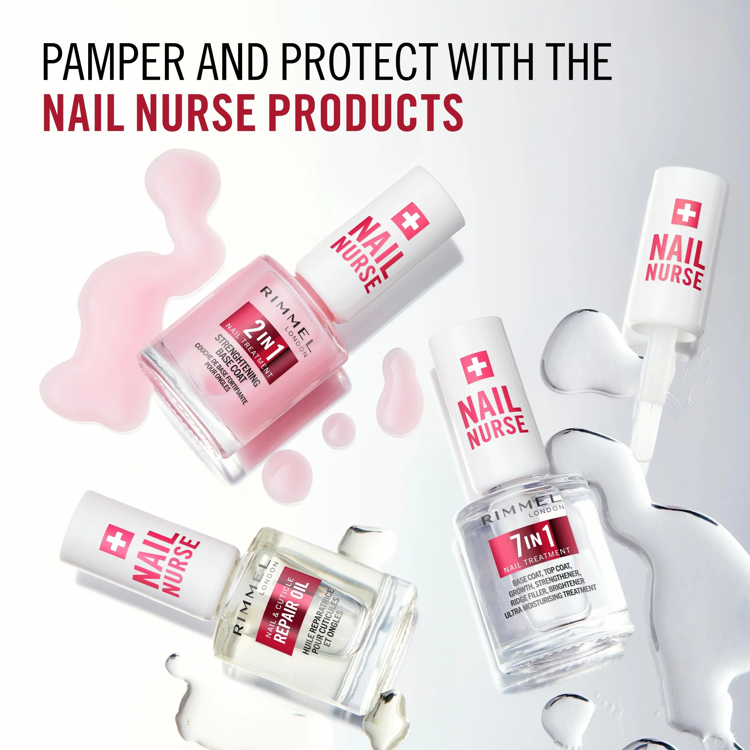 Rimmel London Nail Care 7 w 1 Multi Benefit baza i lakier nawierzchniowy