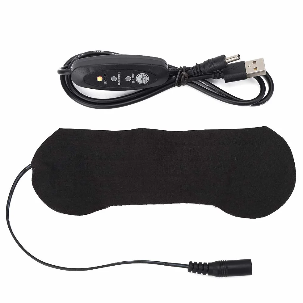 Podgrzewana Maska ​​na Oczy, Przenośne USB Elektryczne Ubrania Podkładka Pod Oczy Przepaska na Oko Podgrzewana Podkładka Pod Oczy Podgrzewacz do Snu, Suchych Oczu, Zapalenia Powiek, Cieni i