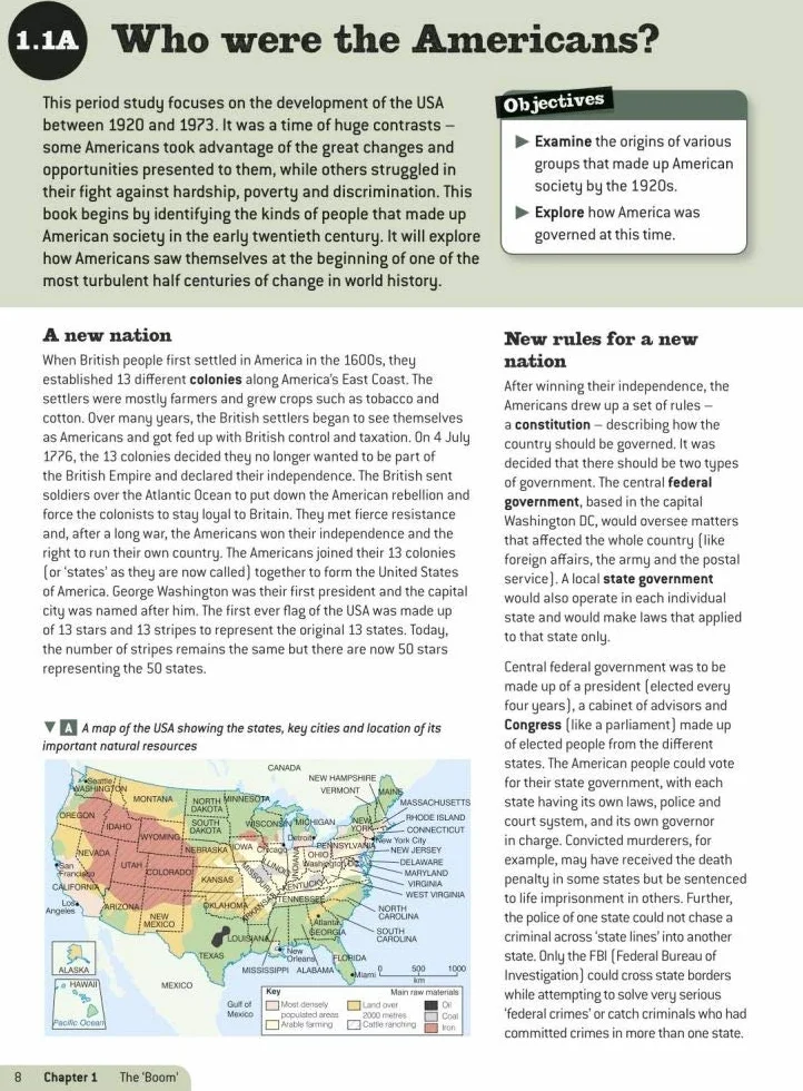 Oxford AQA GCSE History: America 1920-1973: Opportunity and Inequality Student Book