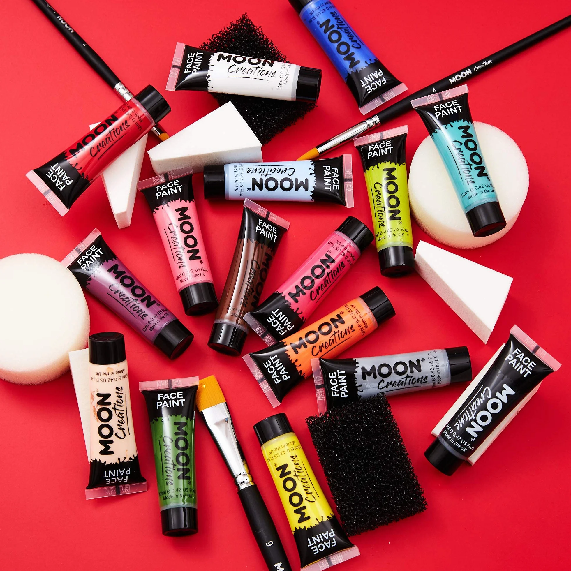 Moon Creations Face & Body Paint 12ml Red