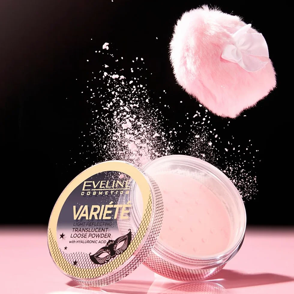 Eveline Cosmetics Sypki puder odbijający światło