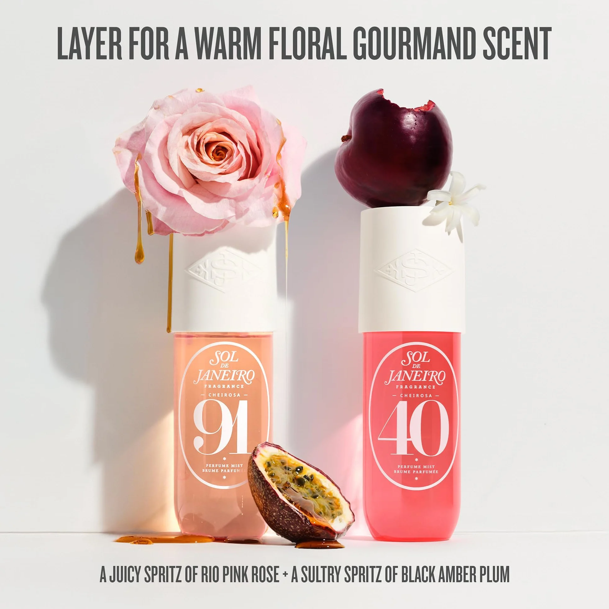 Sol de Janeiro Cheirosa 91 Perfume Mist spray do ciała z marakują, karmelem miodowym i różą