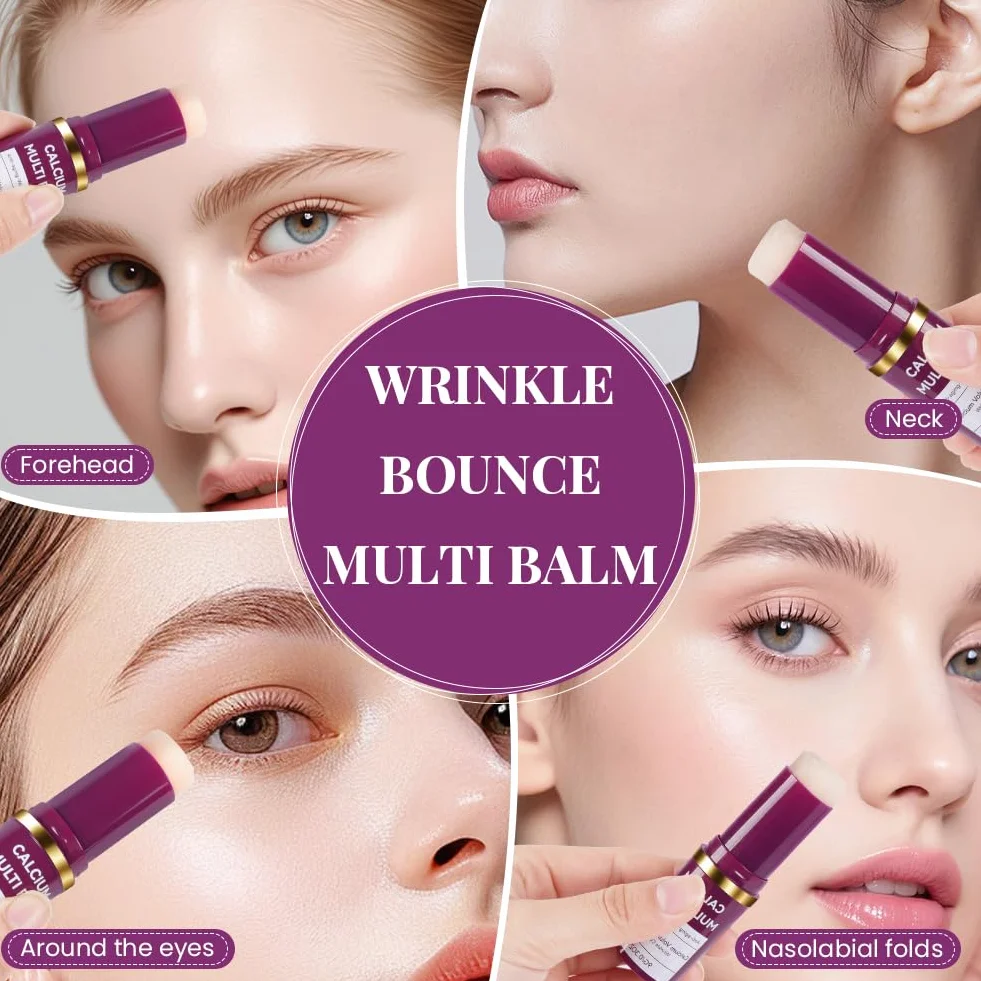 Beugo Wrinkle Bounce balsam wapniowy, balsam do twarzy, łagodny i nietłusty, jędrniejsza skóra do oczu, szyi, twarzy (1 sztuka)