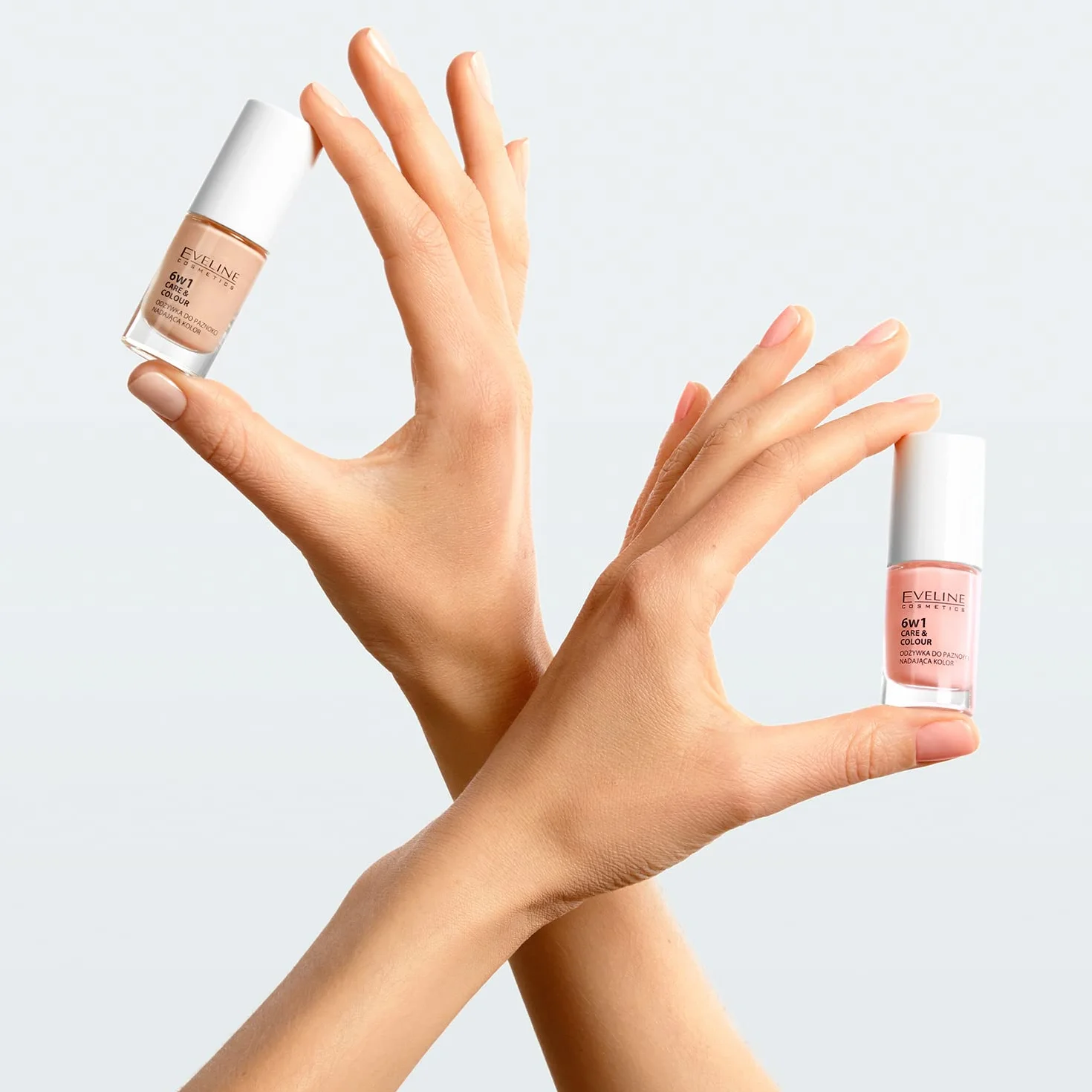 Eveline Cosmetics Nail Therapy Professional Skoncentrowana odżywka do paznokci 6w1 5 ml Shimmer Pink