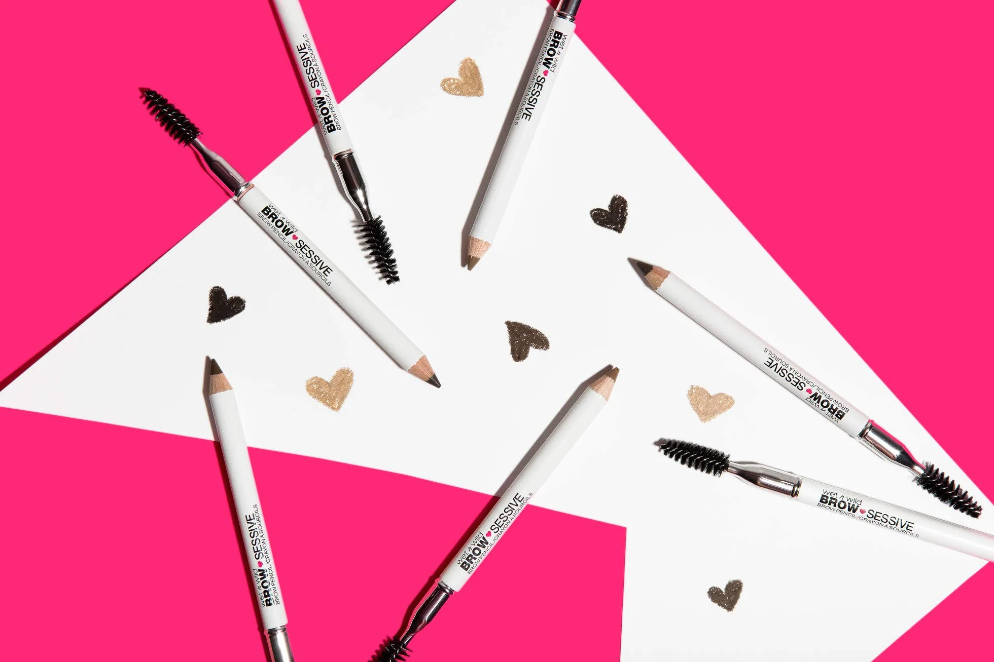 Wet n Wild, Kredka do Brwi Brow-Sessive, Kredka do Brwi z Dwoma Końcówkami i Szczoteczką do Cienkich i Grubych Brwi, Naturalny Wygląd, Możliwość Budowania Koloru, Odcień Medium Brown
