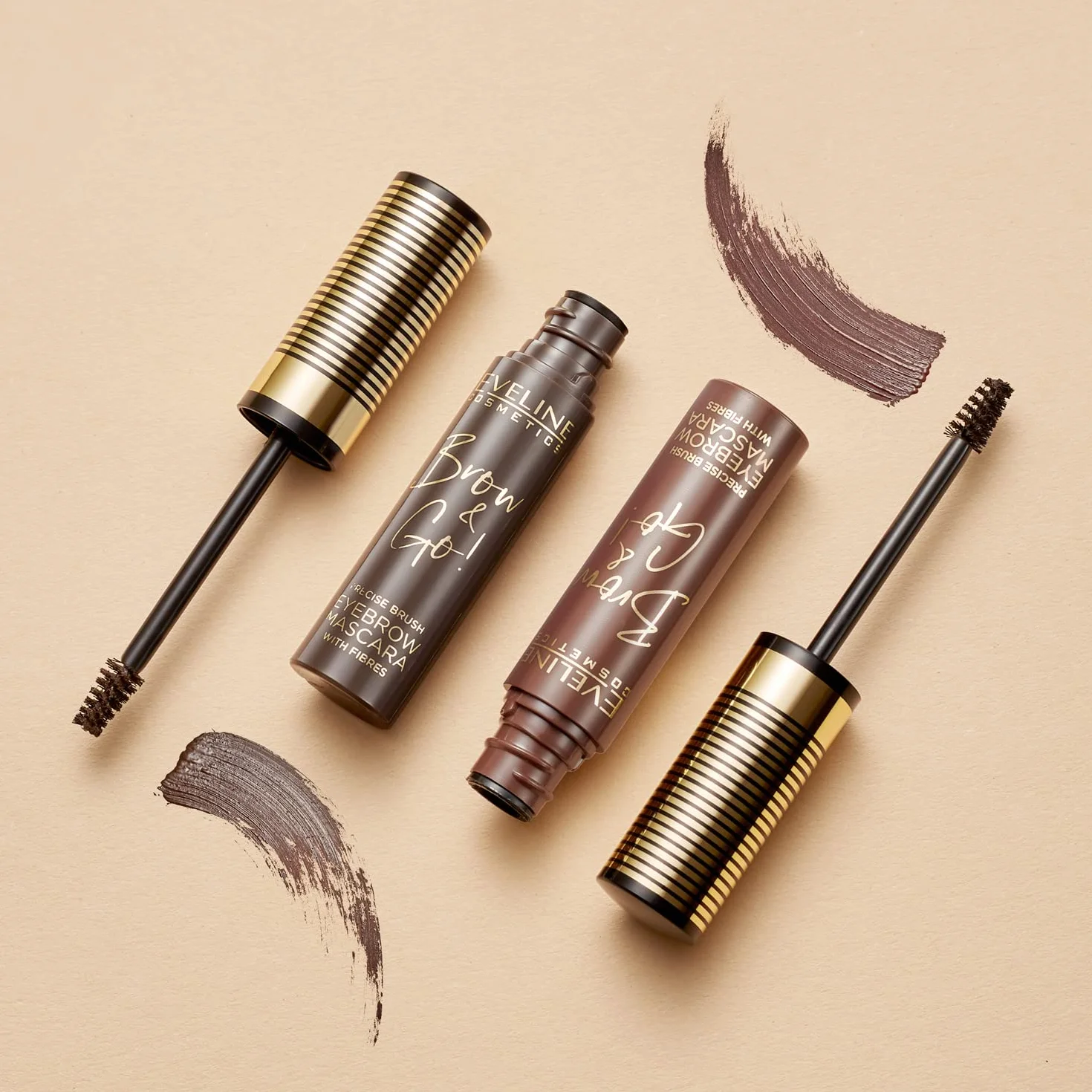 Eveline Cosmetics Brow & go! Maskara do brwi No 01 light