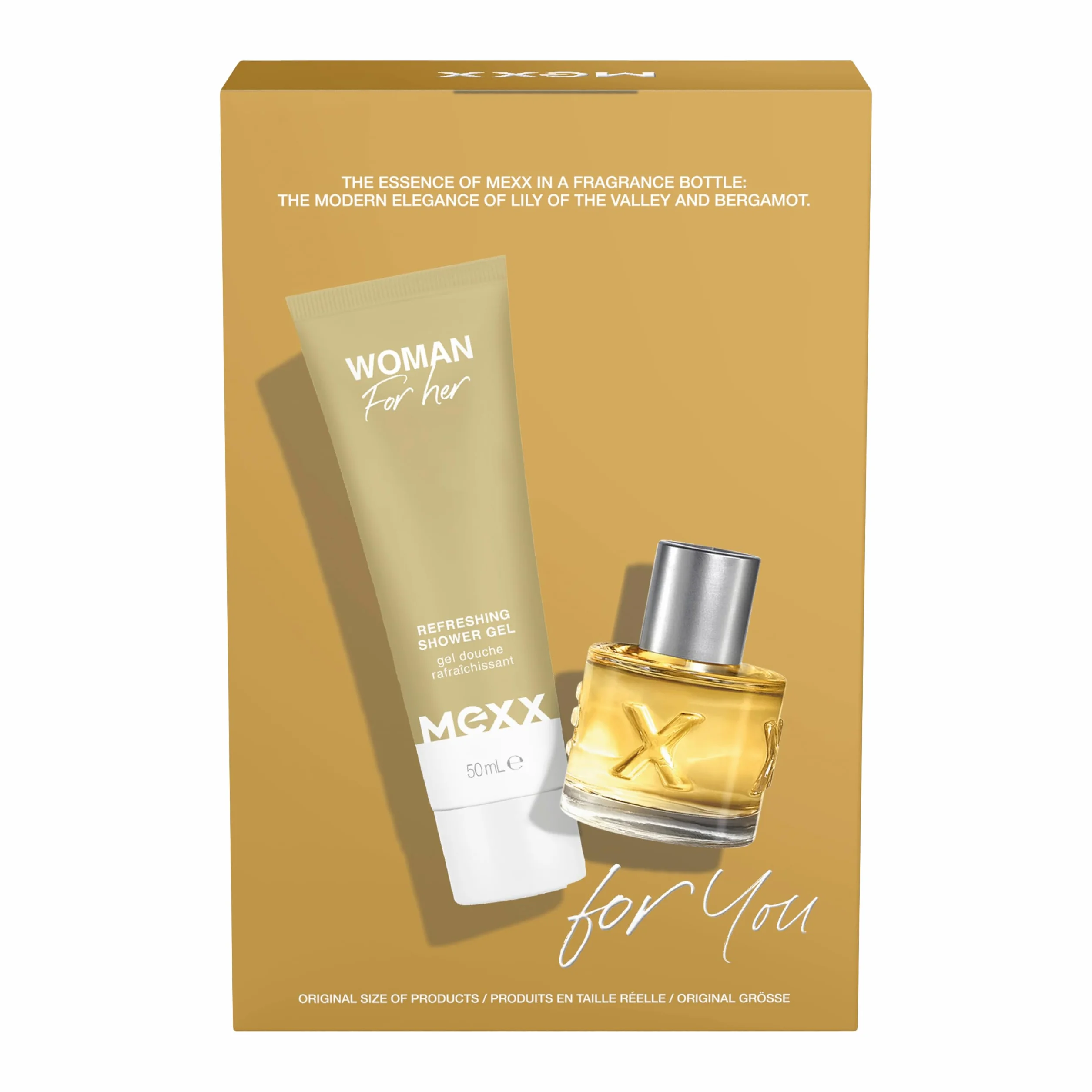 MEXX Opakowanie prezentowe Woman Eau de Toilette 20 ml + żel pod prysznic 50 ml