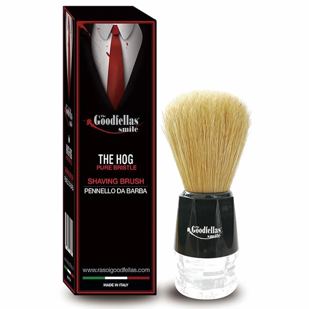 Omega Brushs The Hog Pure Bristle Travel Brush szczotka do golenia z włosia dzika kompaktowa