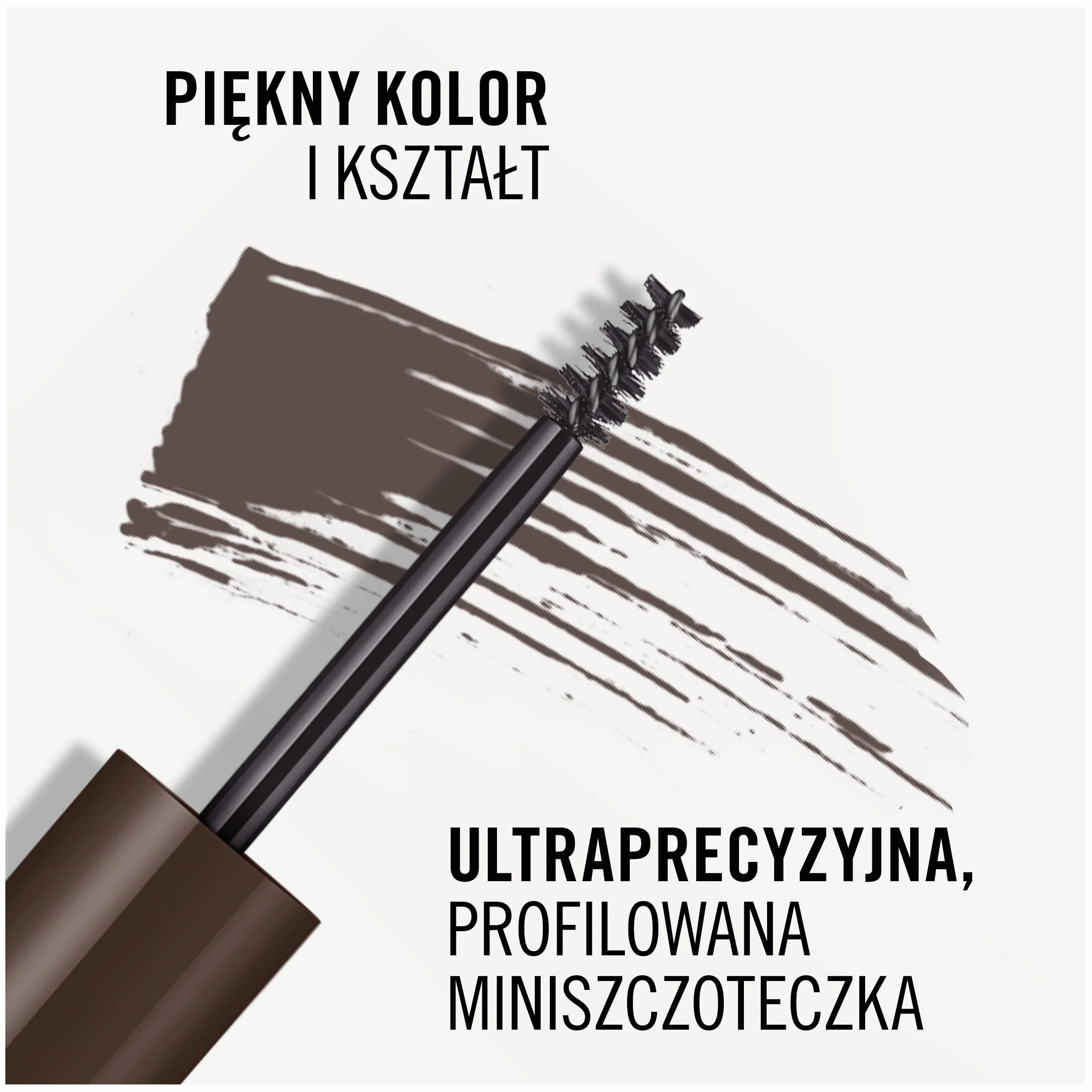 Rimmel Wonder'full Brow 24h zwiększająca objętość maskara do brwi, wodoodporny tusz do brwi, pielęgnujący, nr 3 – Dark