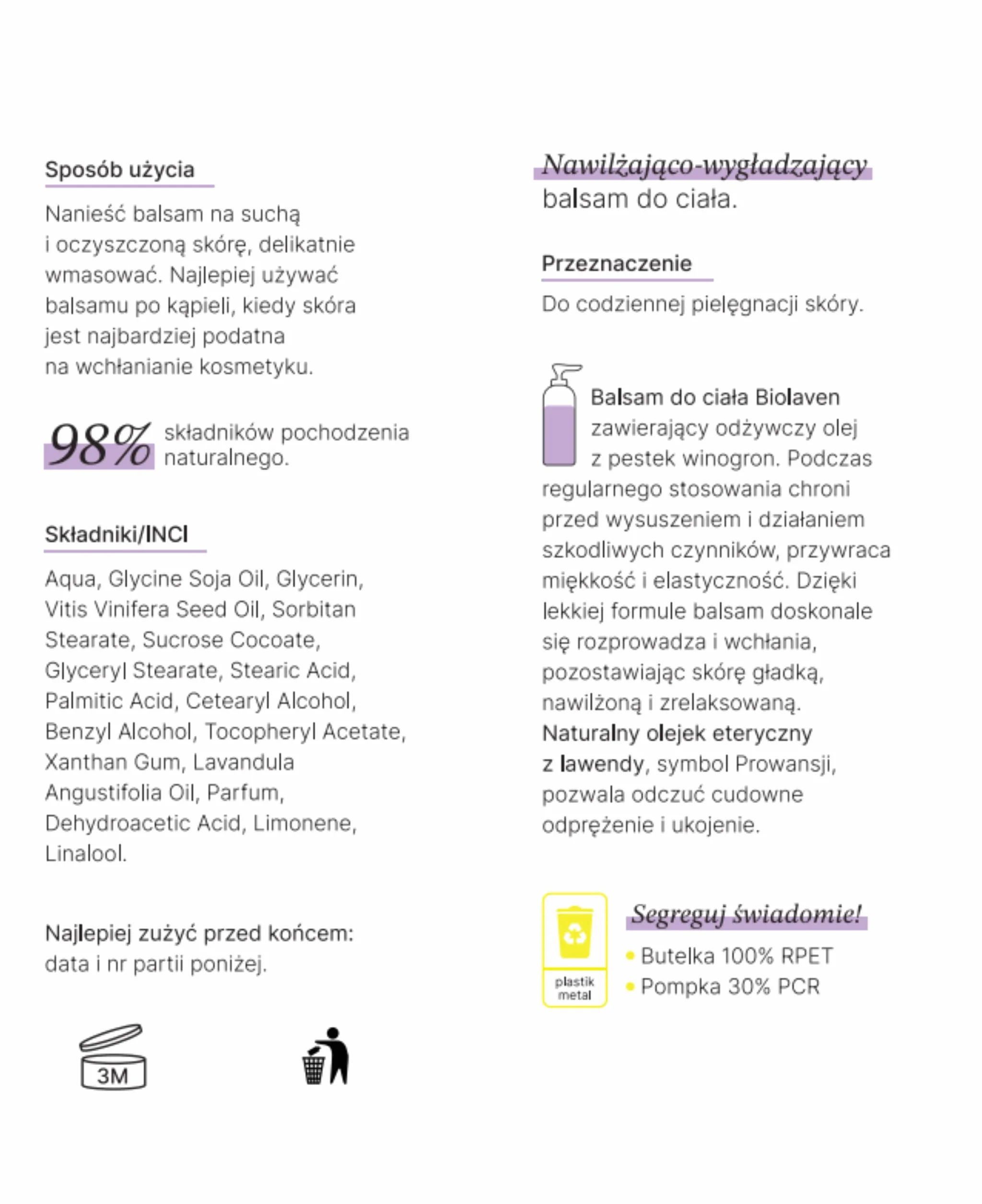 Balsam do ciała miękkość i elastyczność 300 ml