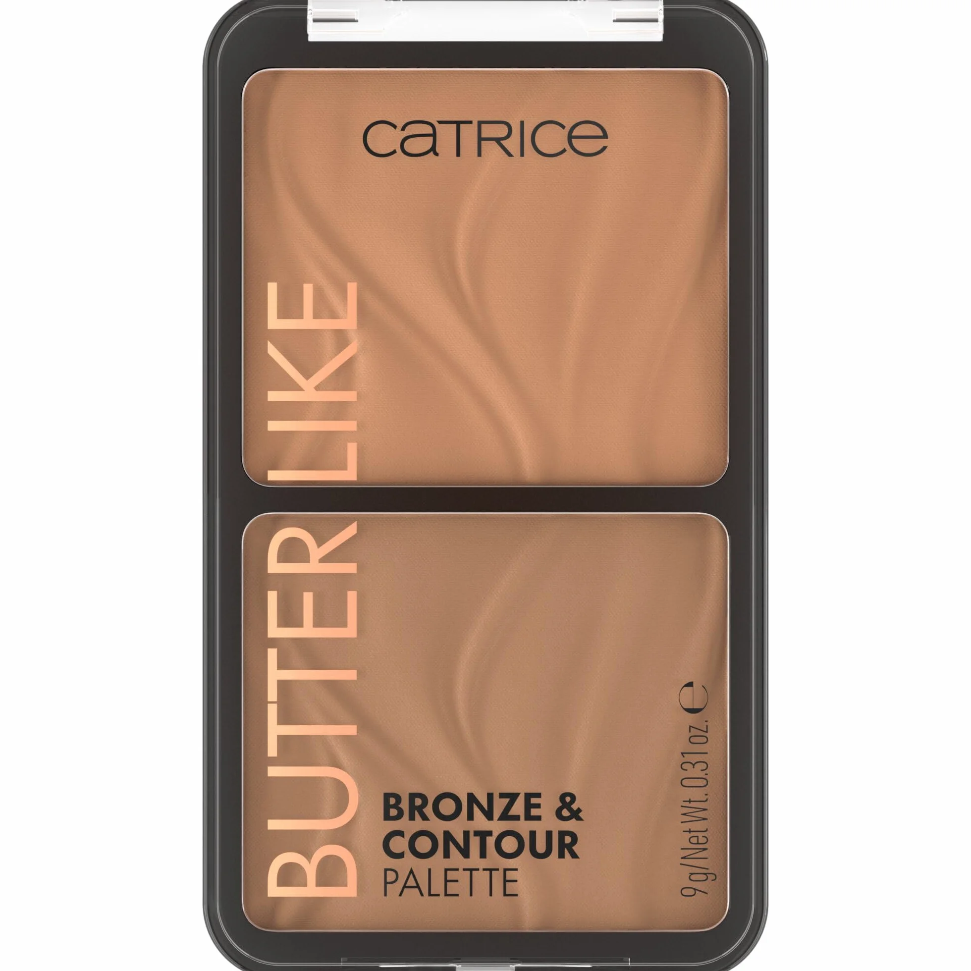 Catrice Paleta do konturowania twarzy Butter Like Bronze, długotrwały, konturowanie, natychmiastowy wynik, naturalny, matowy (9g)