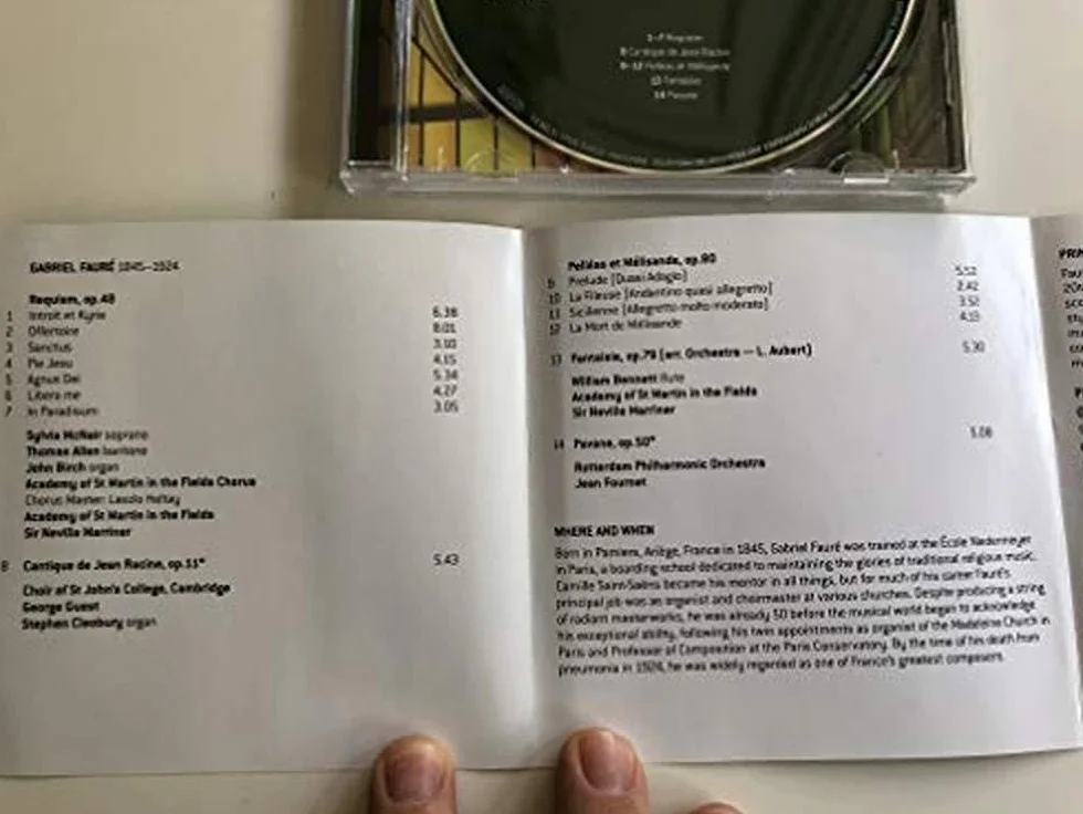 Faur: Requiem; Pavane etc.