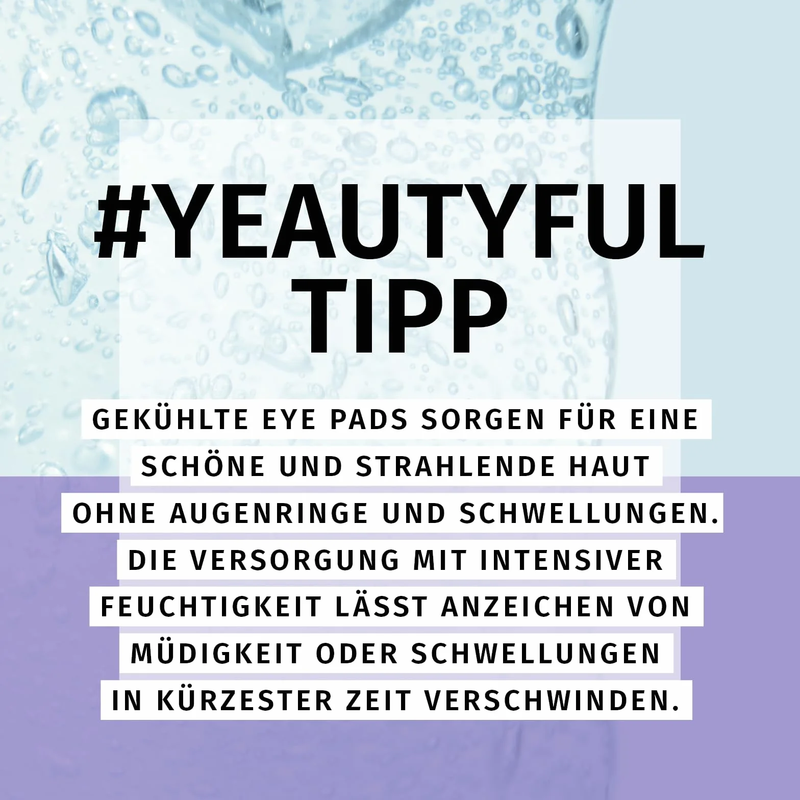 YEAUTY Deep Hydration Eye Pad Mask Nawilżające Płatki Pod Oczy z Aloesem Kwasem Hialuronowym Witaminą E