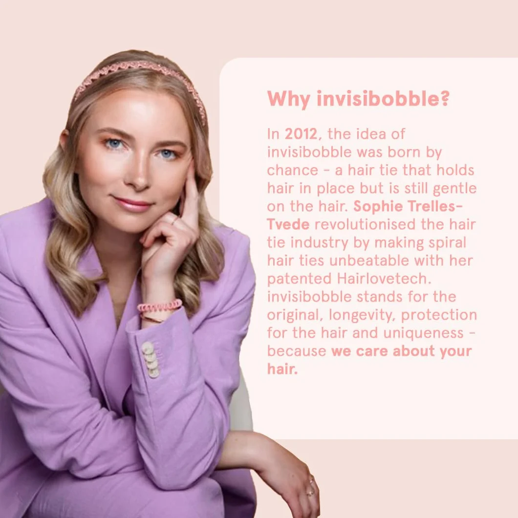 invisibobble CLIPSTAR 4 x spinka do włosów antypoślizgowa różowa brązowa panterka