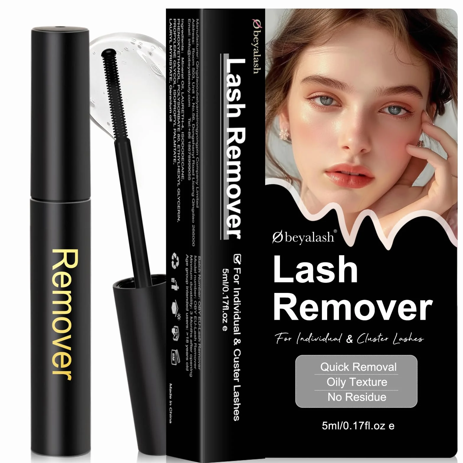 Obeyalash Eyelash Glue Remover 5ml Lash Remover