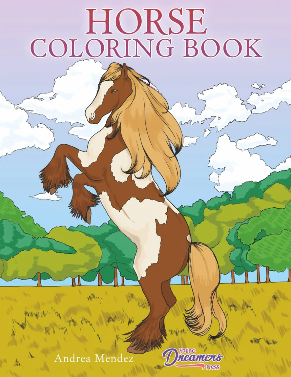Horse Coloring Book: For Kids Ages 9-12: 4