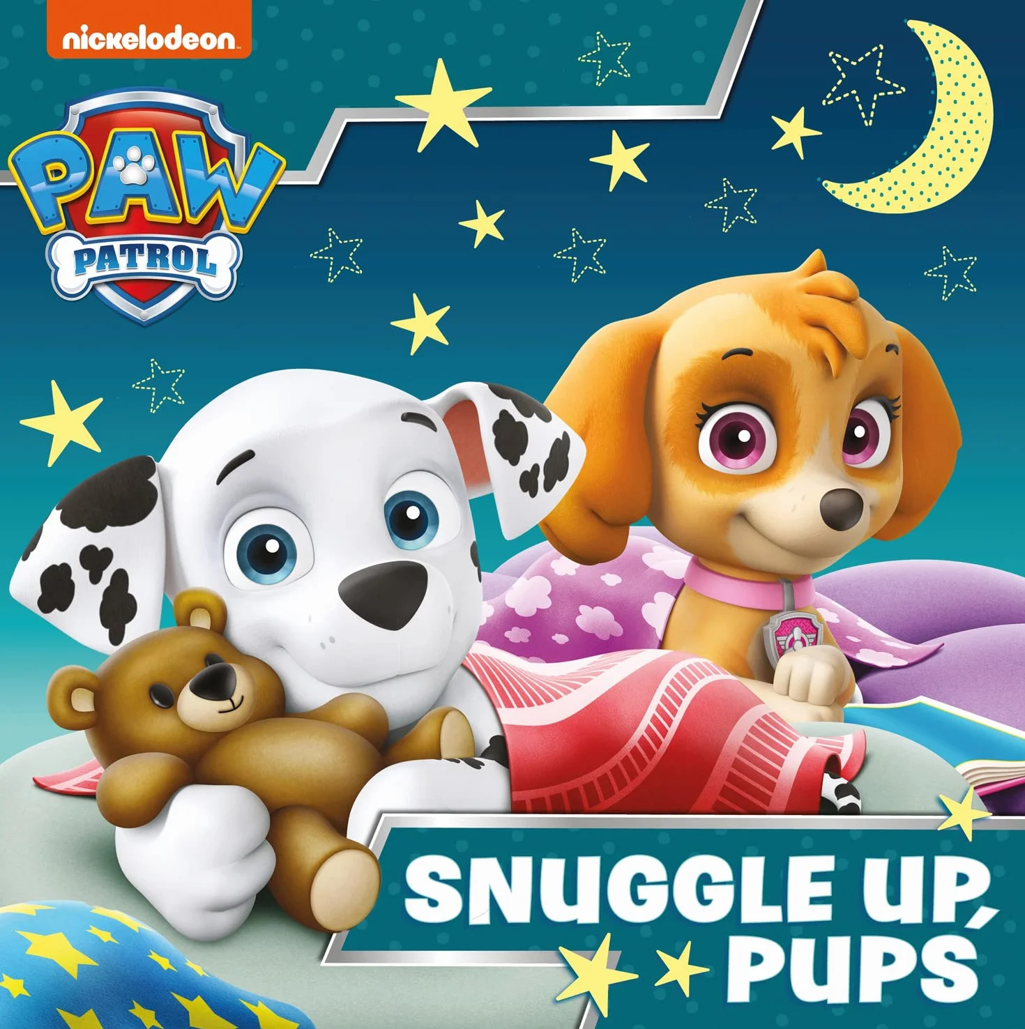 Paw Patrol Picture Book – Snuggle Up Pups: A super-snoozy illustrated bedtime story book for children aged 2, 3, 4, 5 based on the Nickelodeon TV Series