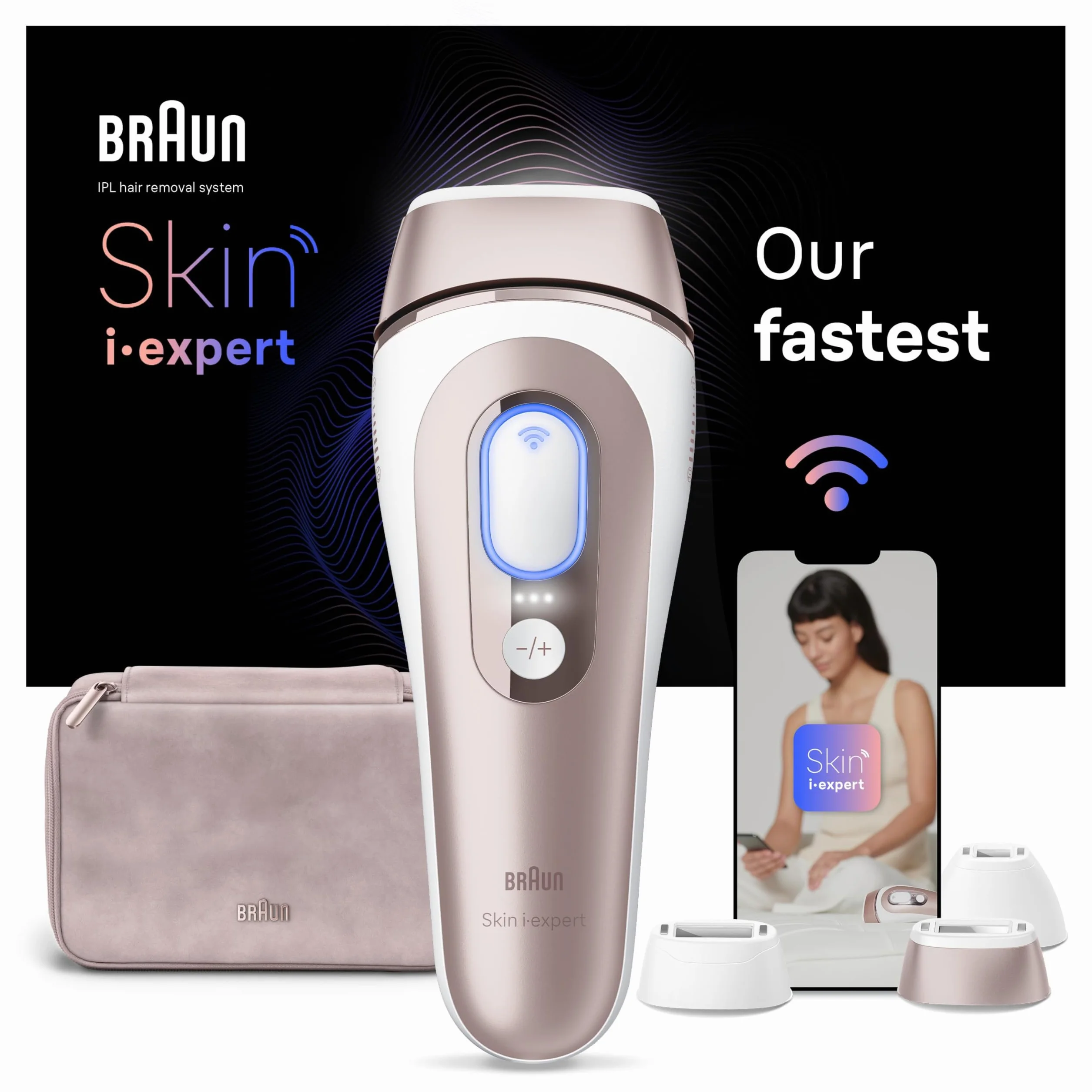 Braun Silk-Expert Pro IPL PL7253 Lichtimpulstechnologie Ros?gold - Wei?