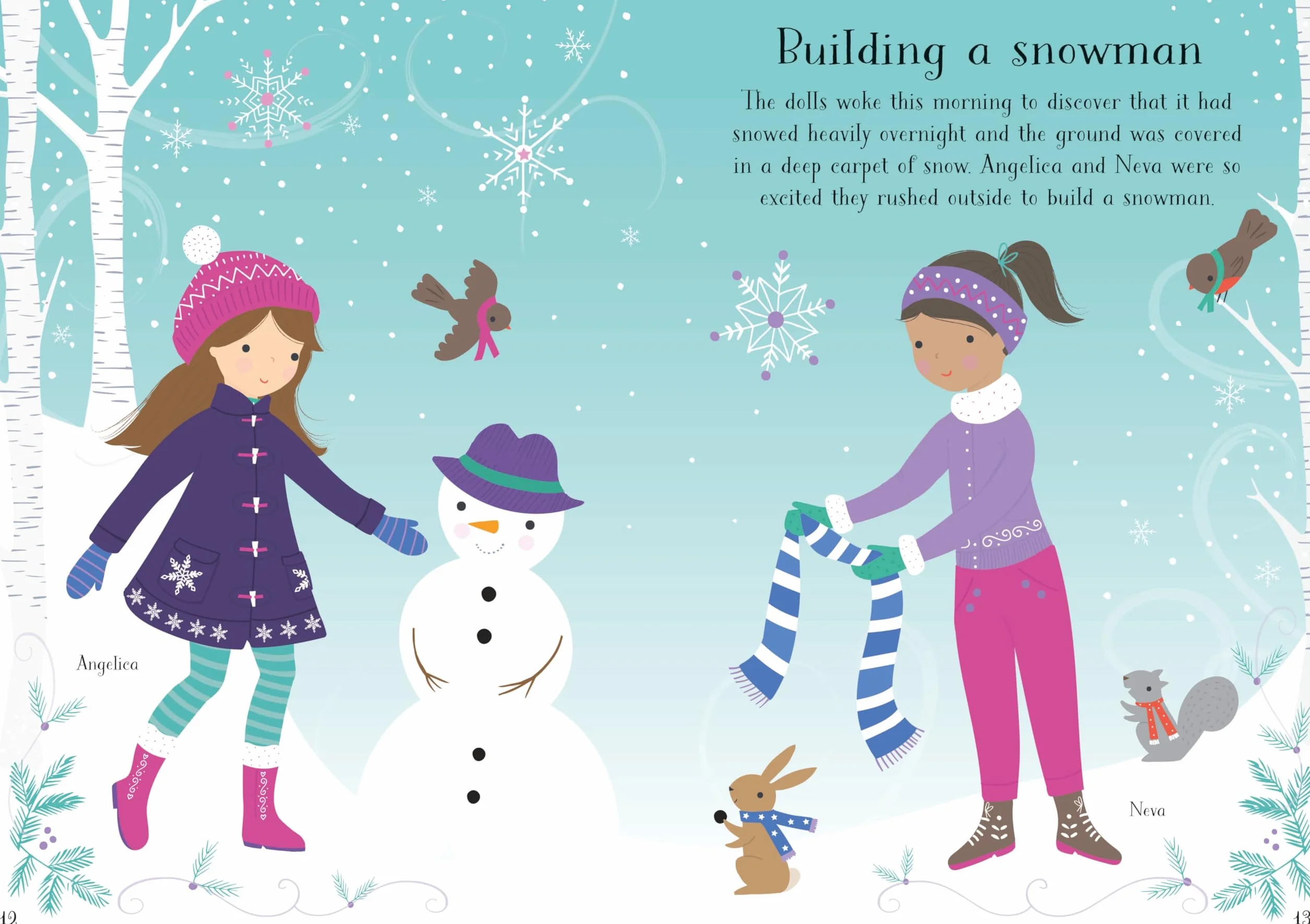 Little Sticker Dolly Dressing Christmas