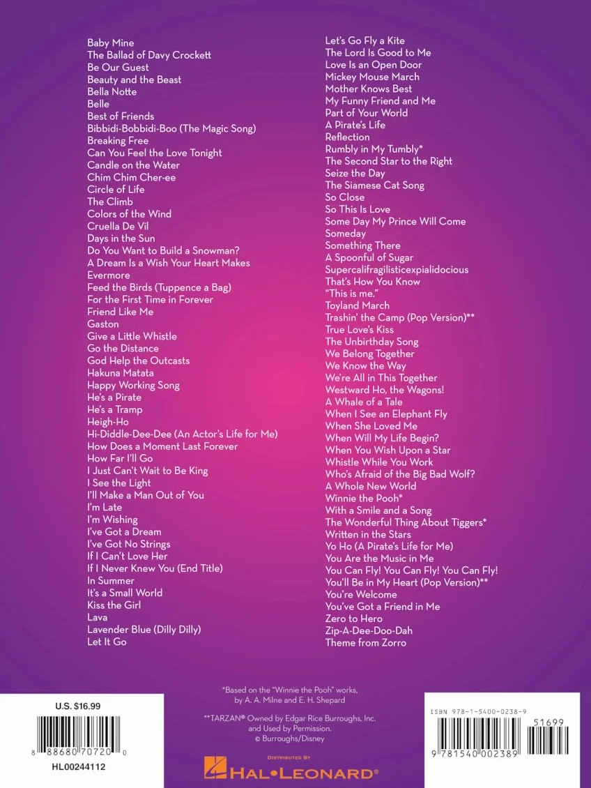 101 disney songs for horn - cor