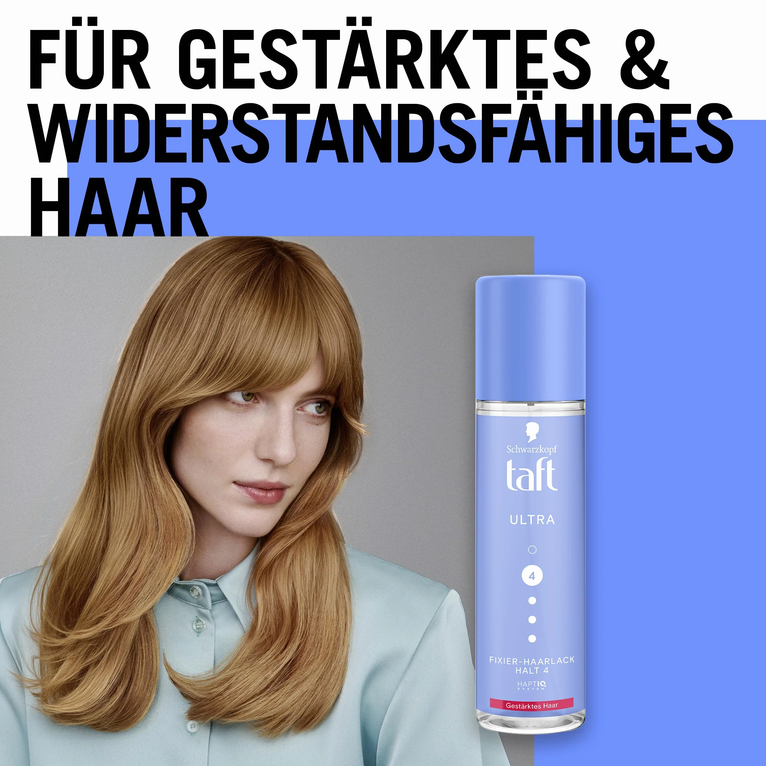Schwarzkopf TAFT Ultra Fixier lakier do włosów, 200 ml), stopień utrwalenia 4, lakier do włosów odpowiedni do wszystkich rodzajów włosów, wzmocniony spray do stylizacji włosów, formuła wegańska*