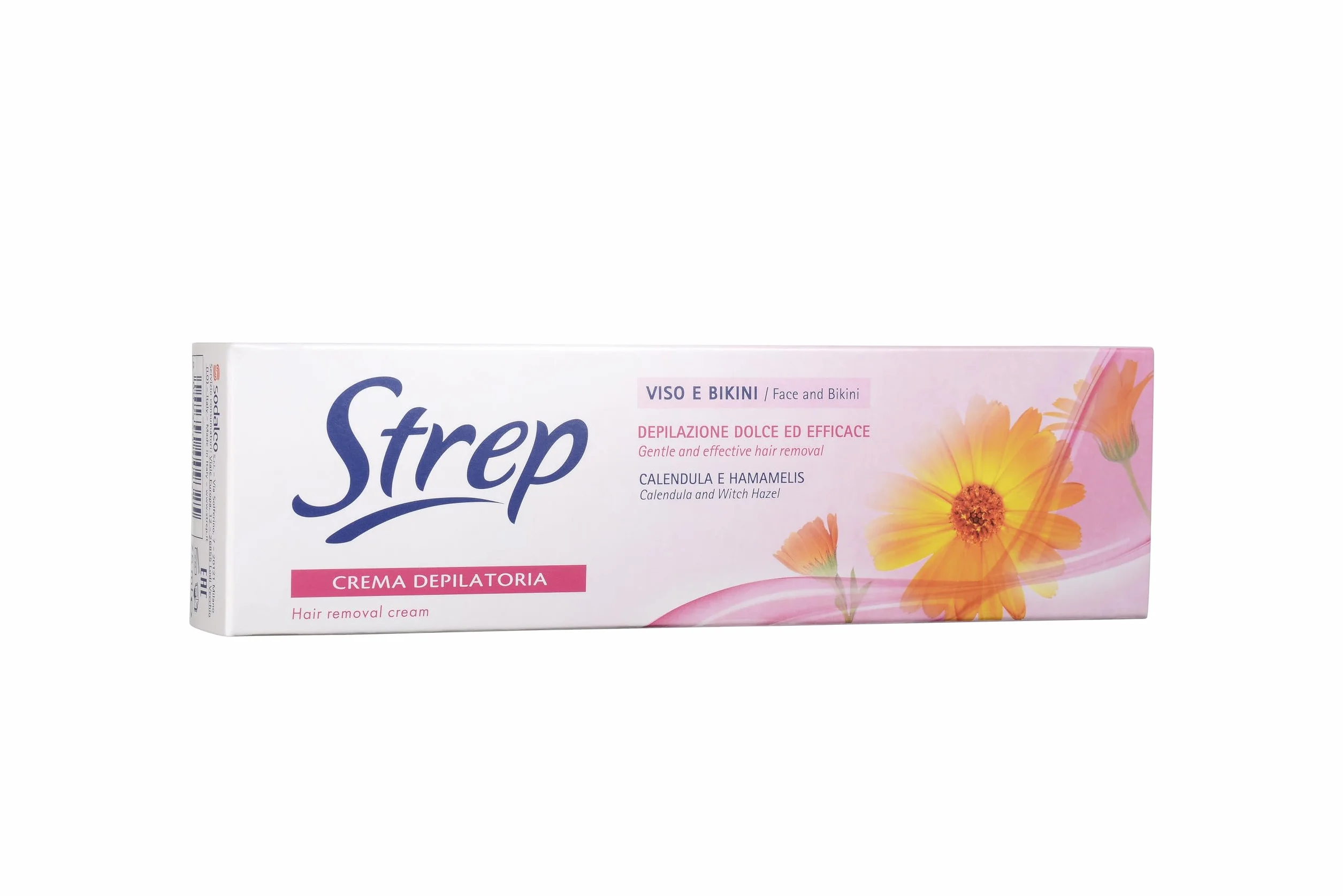 Strep - Crema Depilatoria Viso & Bikini, Azione Extra Delicata, Protettiva E Idratante - 75 ml - [confezione da 6]