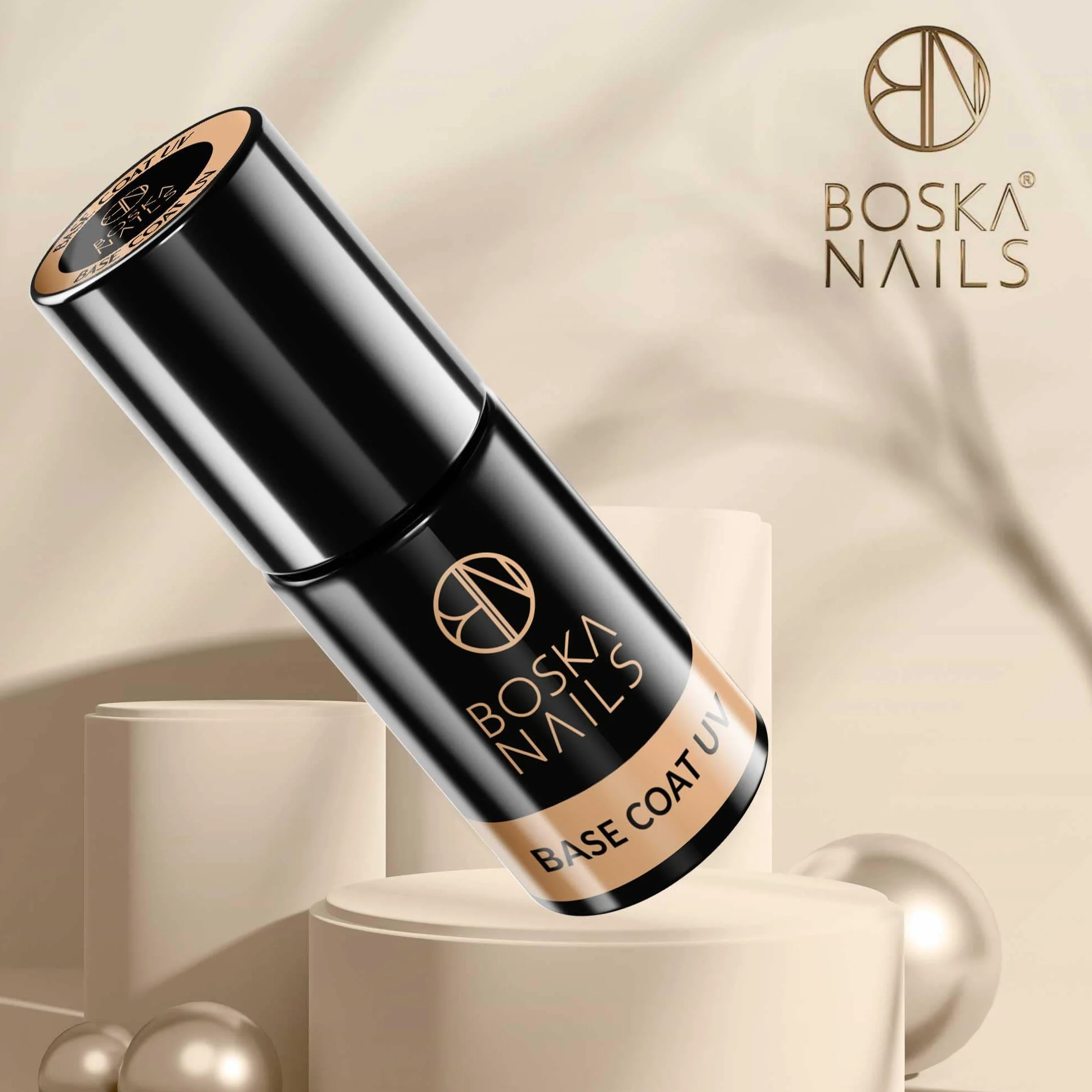 Boska Nails Base Coat UV Bezbarwna Baza Lakier Hybrydowy Do Paznokci 6ml