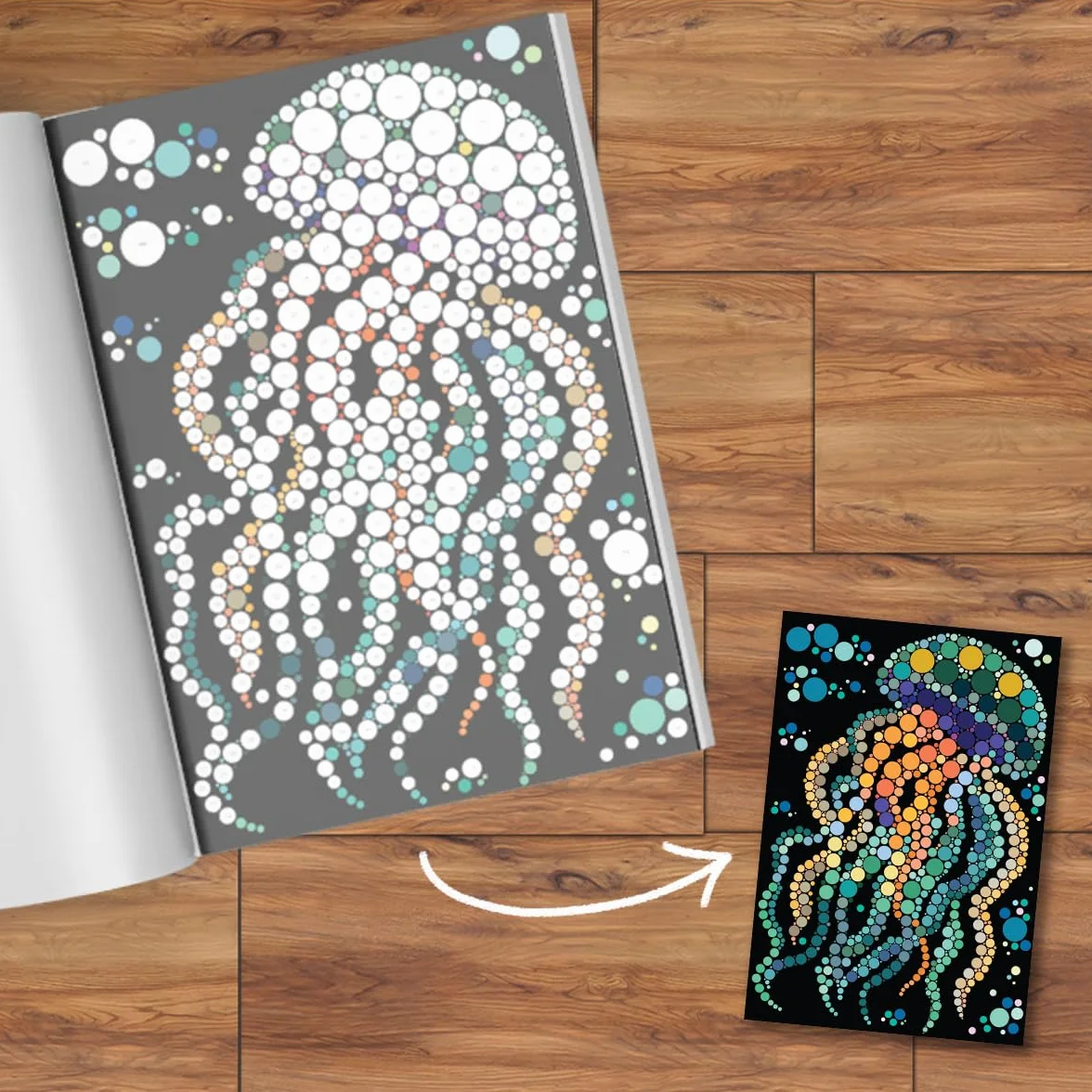 Sticker Dots: Wild Animals: Stunning Sticker by Numbers Challenges