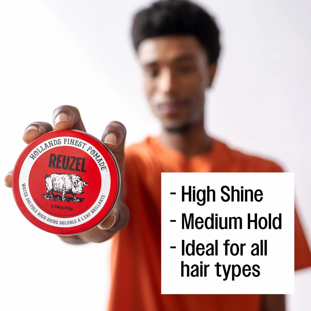 Reuzel Red Water Soluble High Sheen Pomade 35 g