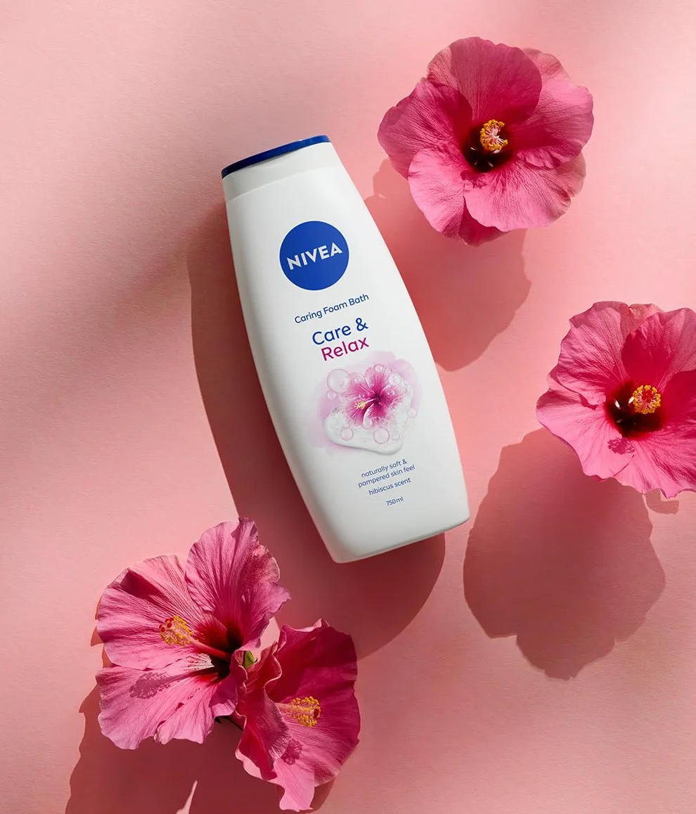 NIVEA Care&Relax 2w1 Płyn do kąpieli i żel pod prysznic 750 ml
