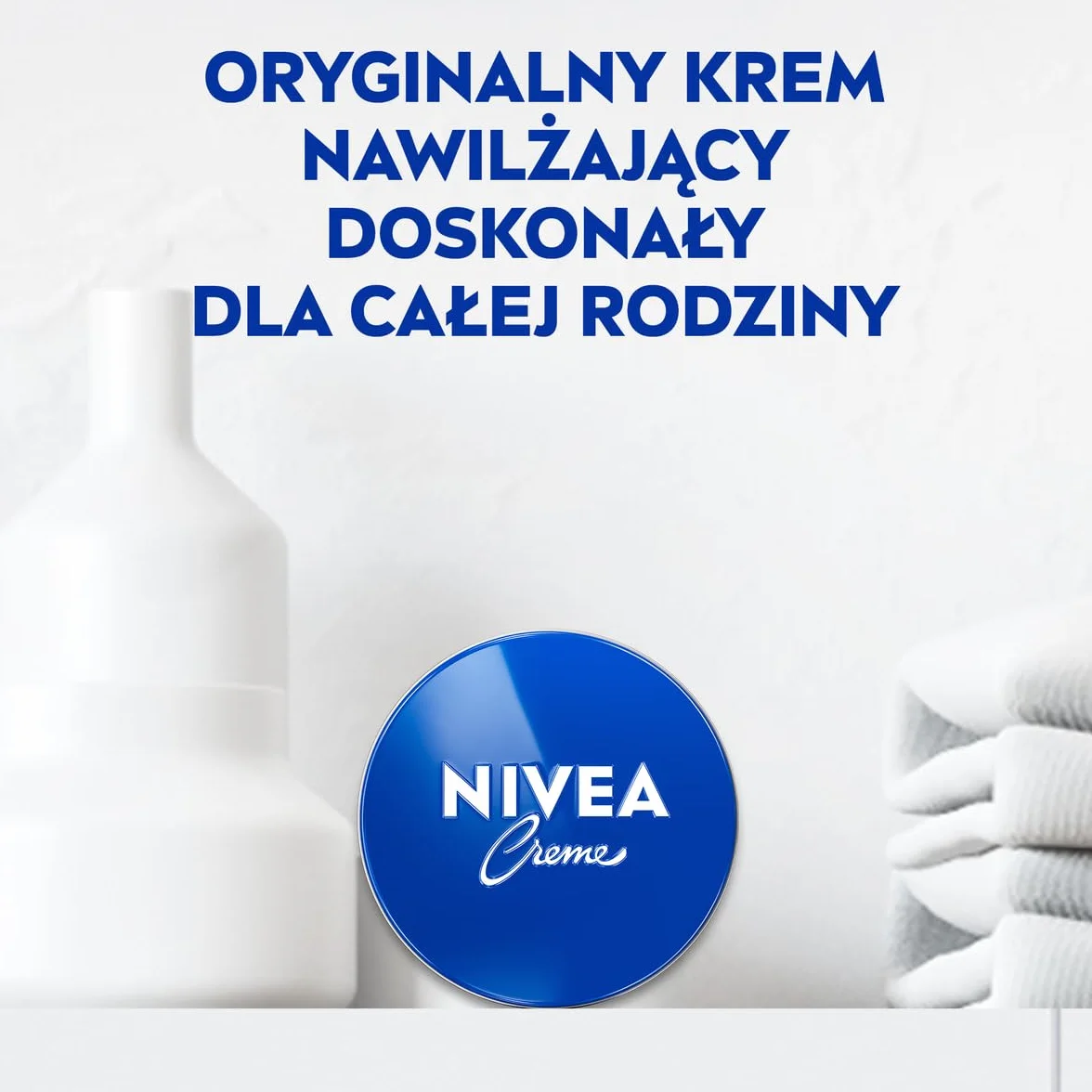 NIVEA Creme Nawilżający krem do ciała i twarzy dla całej rodziny 400 ml