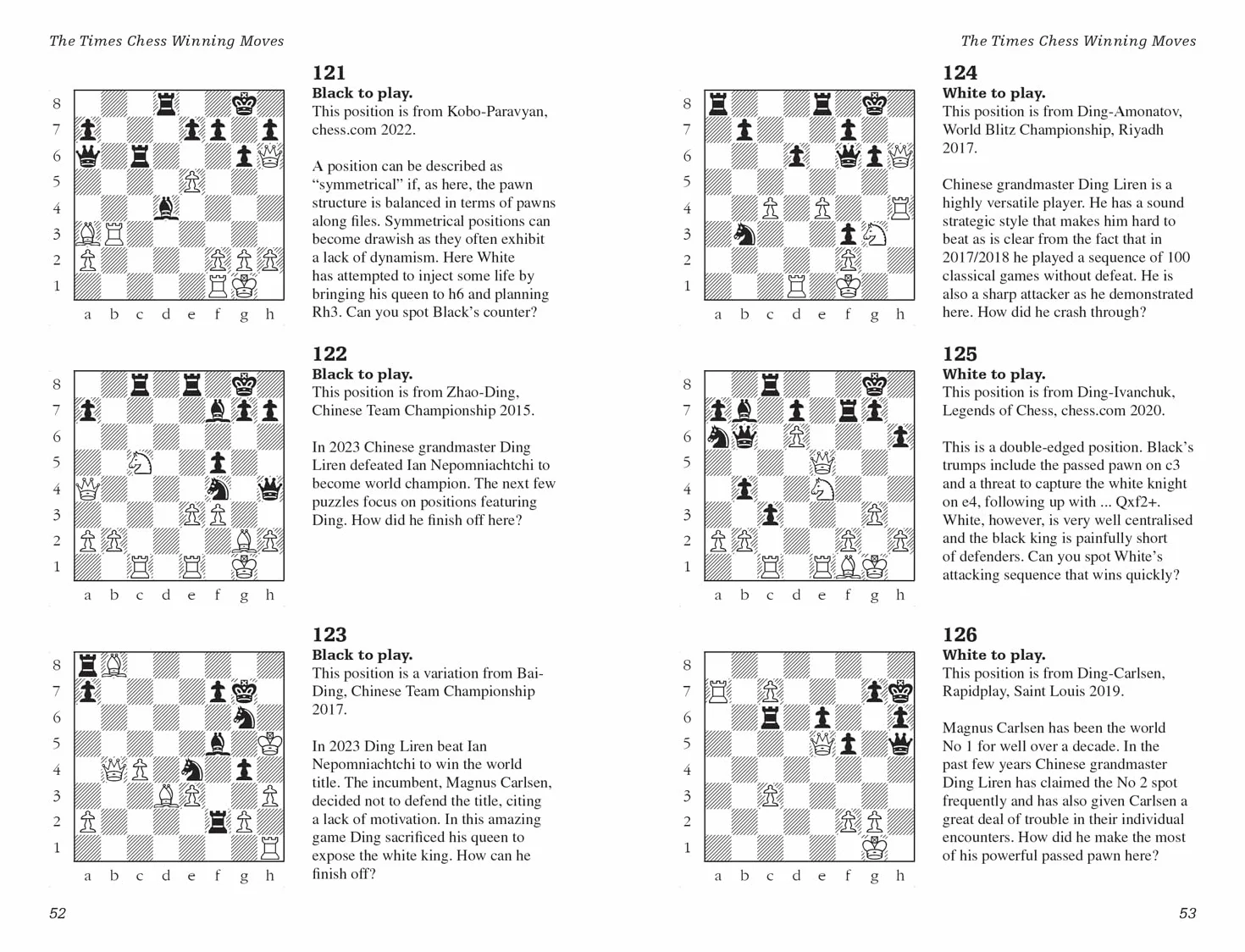 The Times Chess Winning Moves: 540 Chess Puzzles from Tournament Play