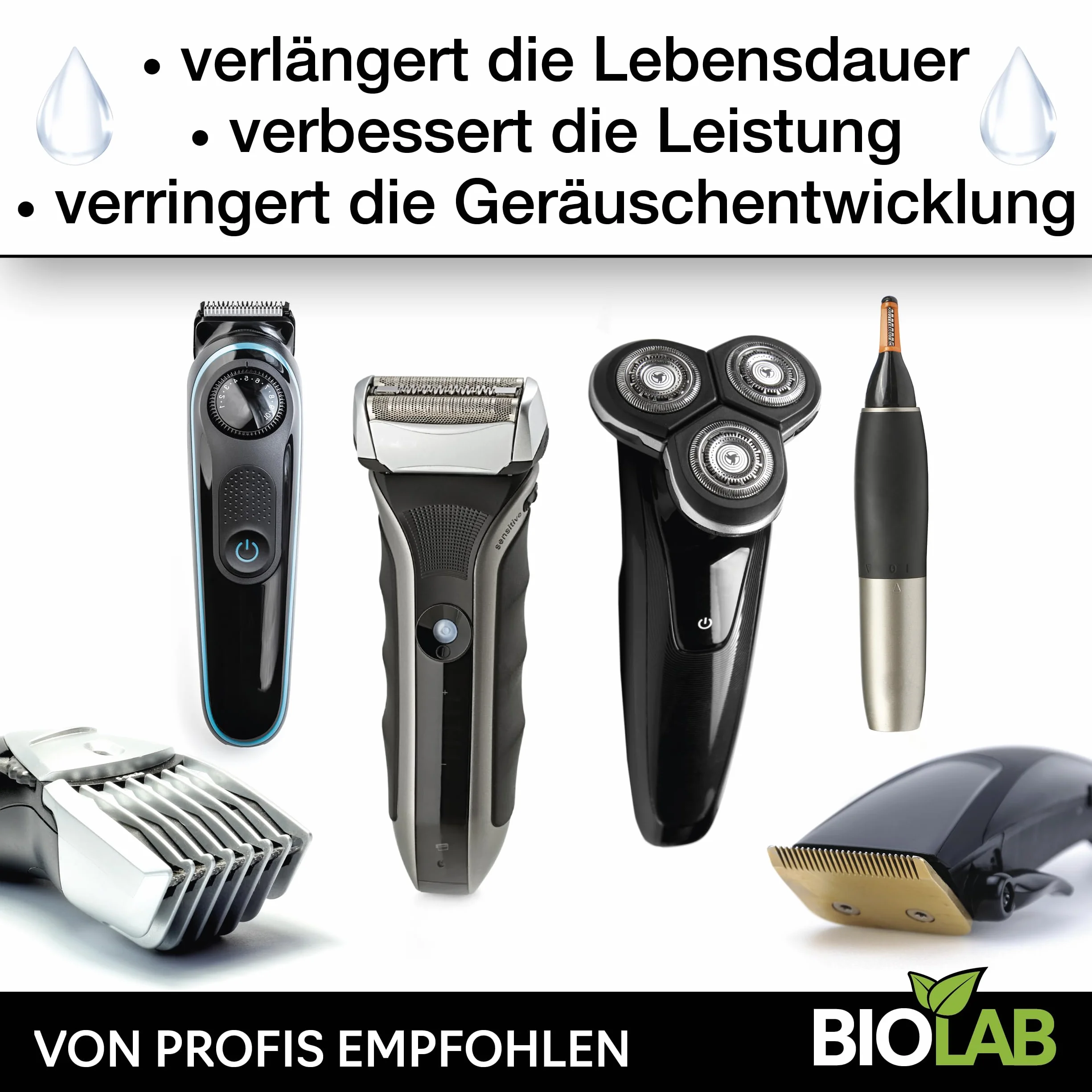 BIOLAB Olej do golenia i maszynki do strzyżenia włosów 30 ml