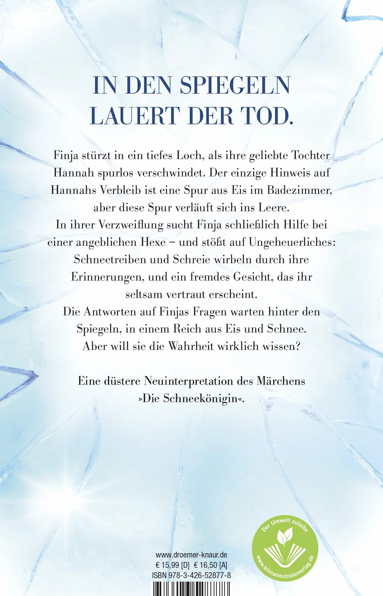 Hinter den Spiegeln so kalt: Roman