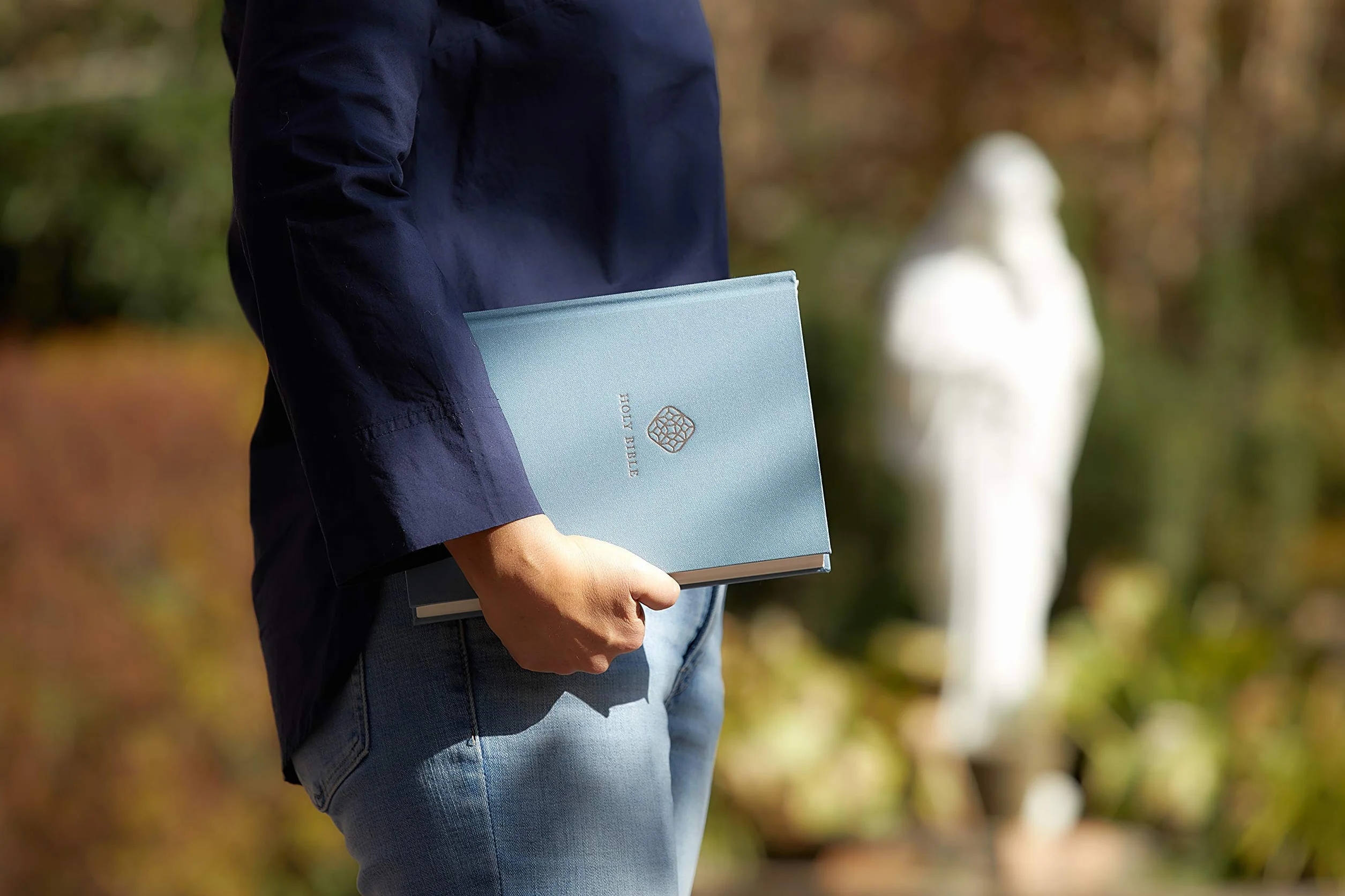 Nrsv, Catholic Bible, Journal Edition, Cloth Over Board, Blue, Comfort Print: Holy Bible