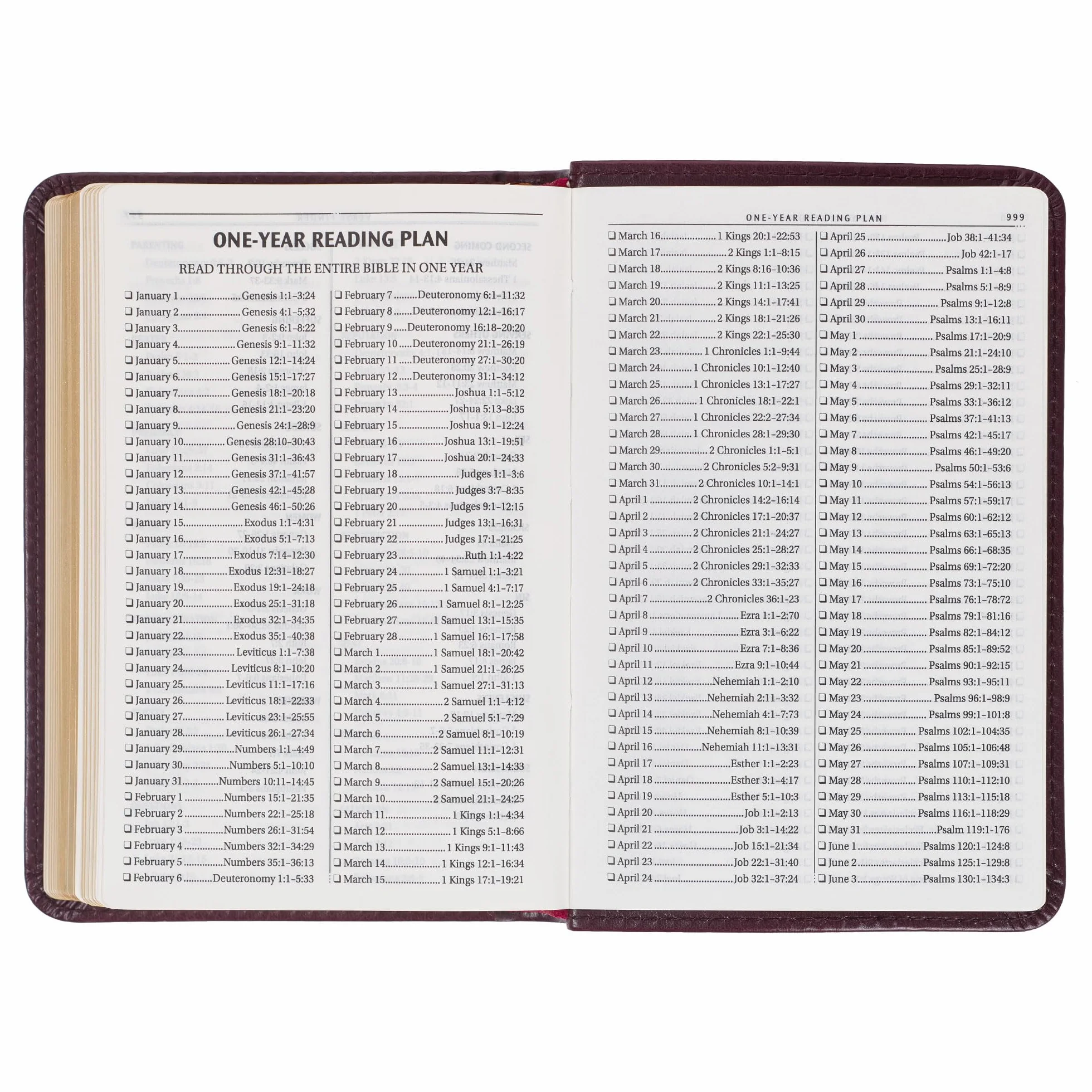 KJV Holy Bible, Mini Pocket Size, Faux Leather Red Letter Edition - Ribbon Marker, King James Version, Burgundy