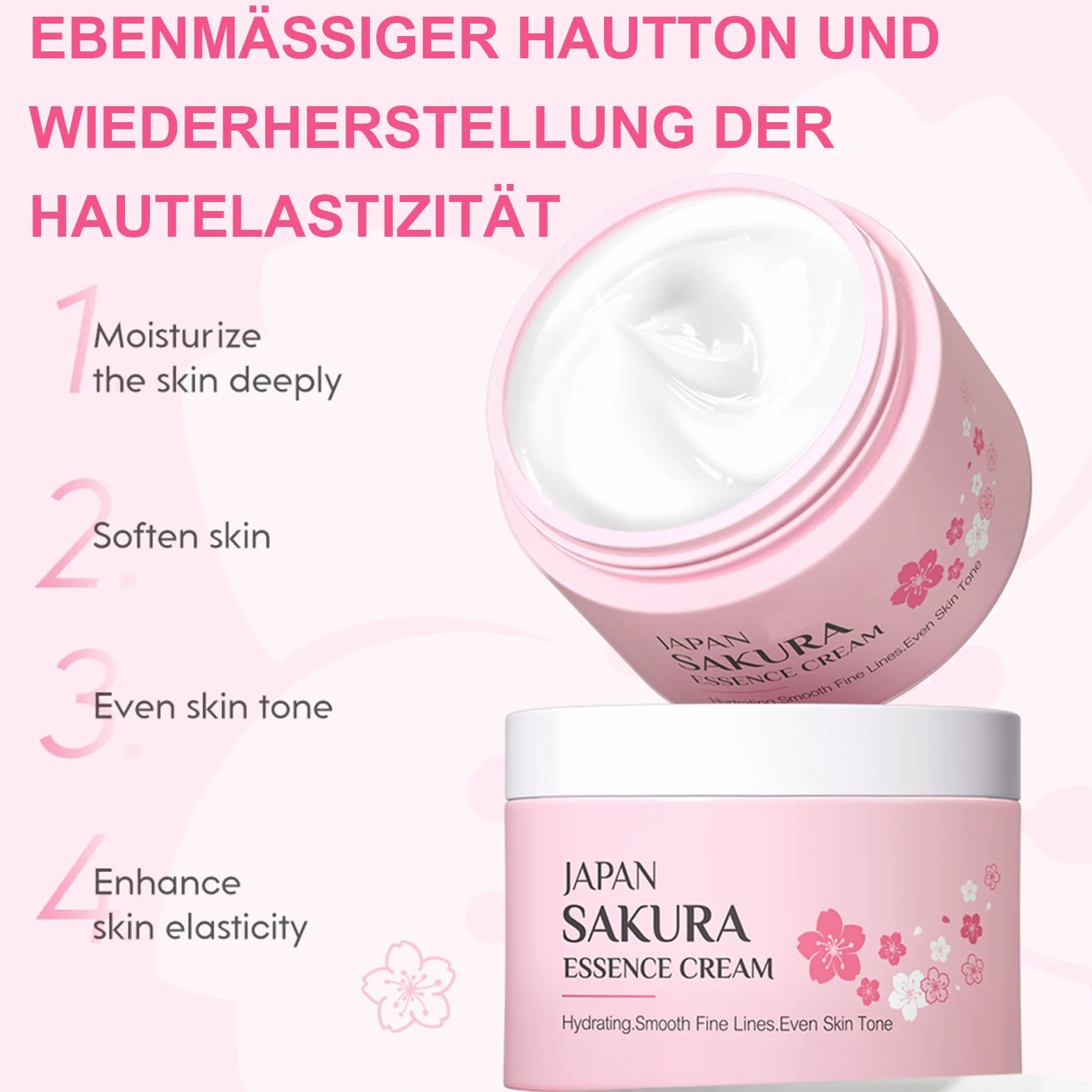 Japan Sakura Zestaw do Pielęgnacji Skóry dla Nastolatek i Kobiet - Oczyszczacz Serum