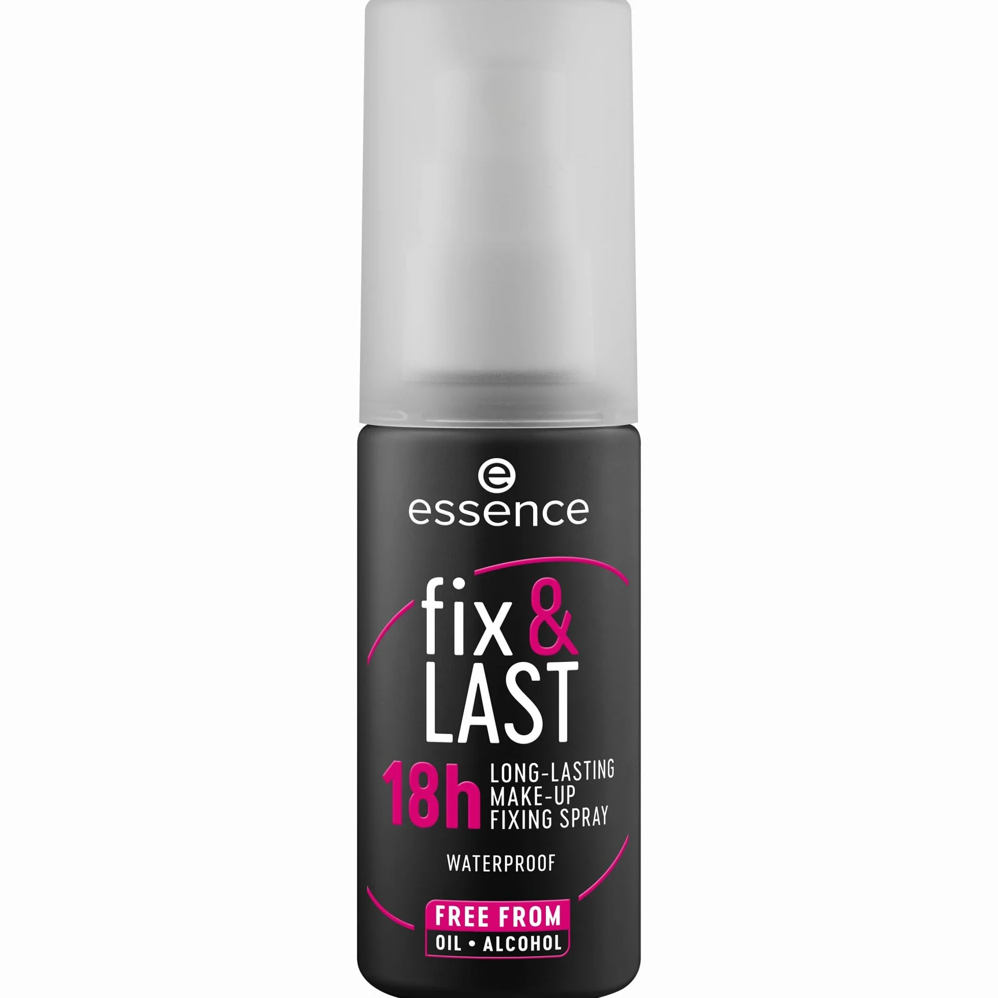 essence Spray utrwalający makijaż fix & LAST 18h LONG-LASTING MAKE-UP FIXING SPRAY, matujący, ustalający, wyraźny wynik, matowy (50ml)