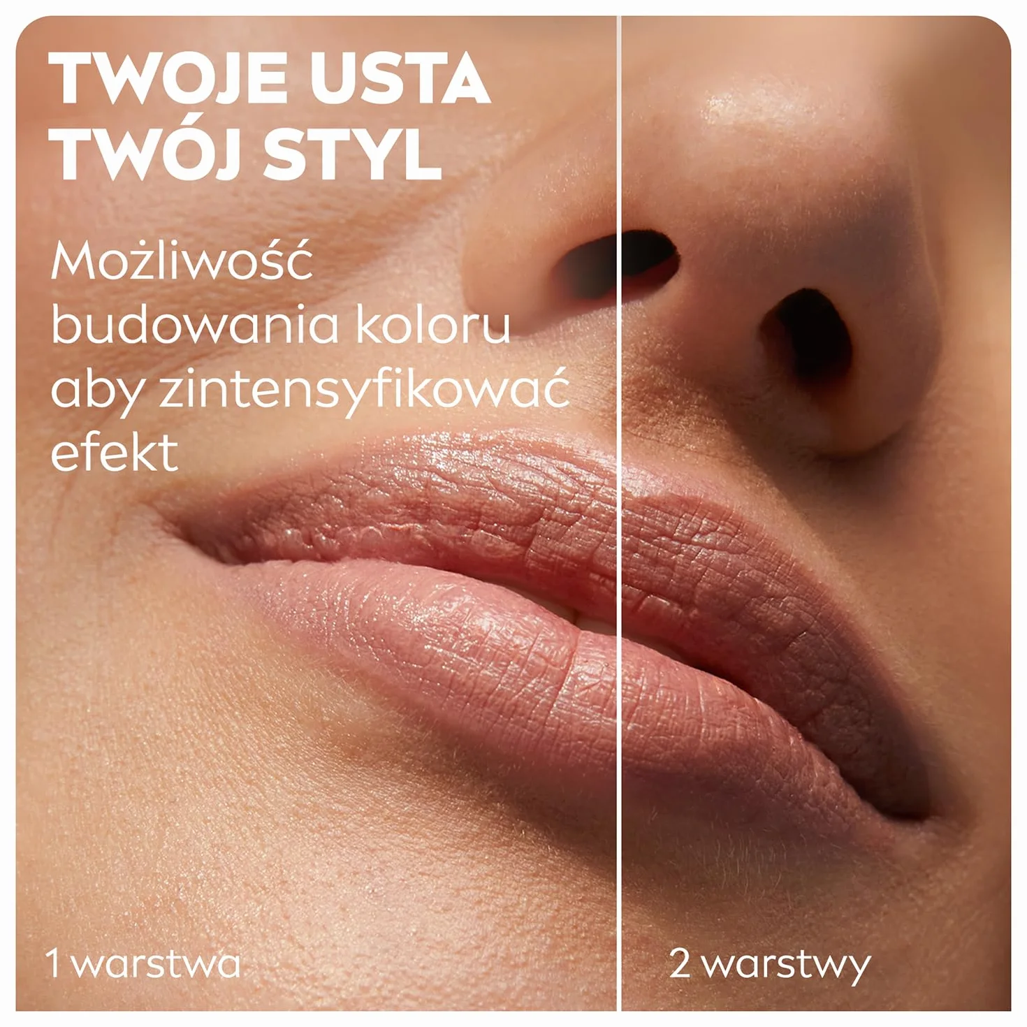 NIVEA Pielęgnująca pomadka do ust Caring Beauty 3w1 Nude 4,8 g