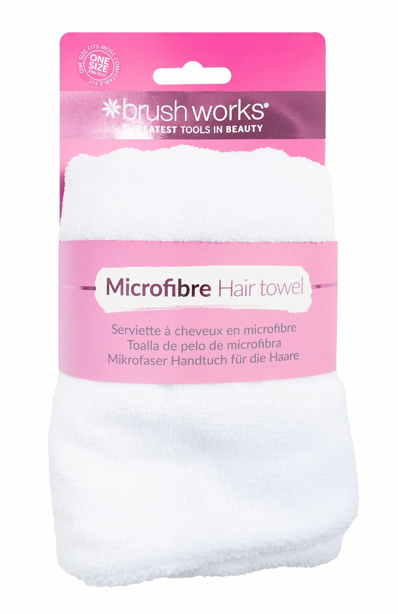 Brushworks Ręcznik do włosów z mikrofibry
