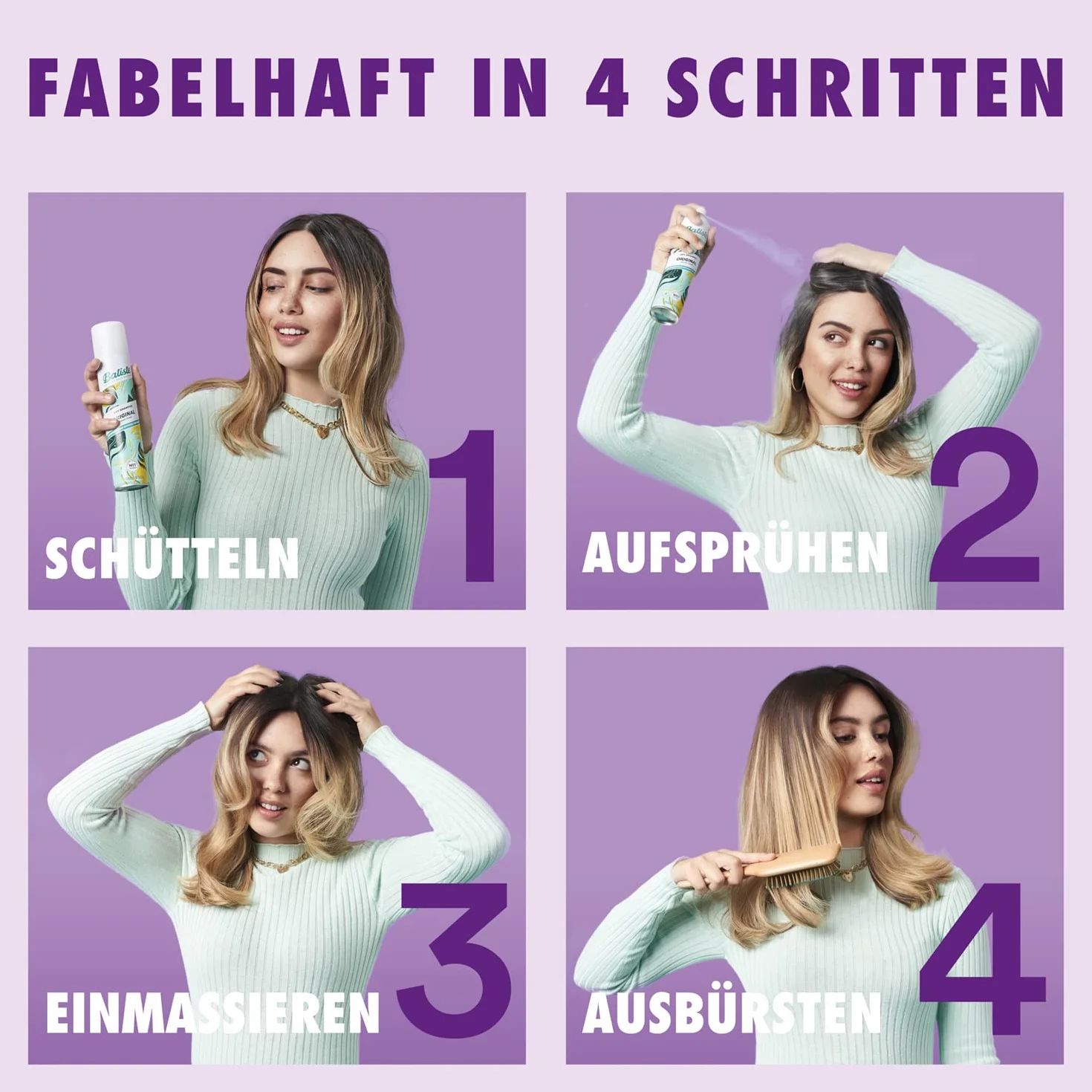 Batiste Suchy Szampon do Ciemnych Włosów 200 ml