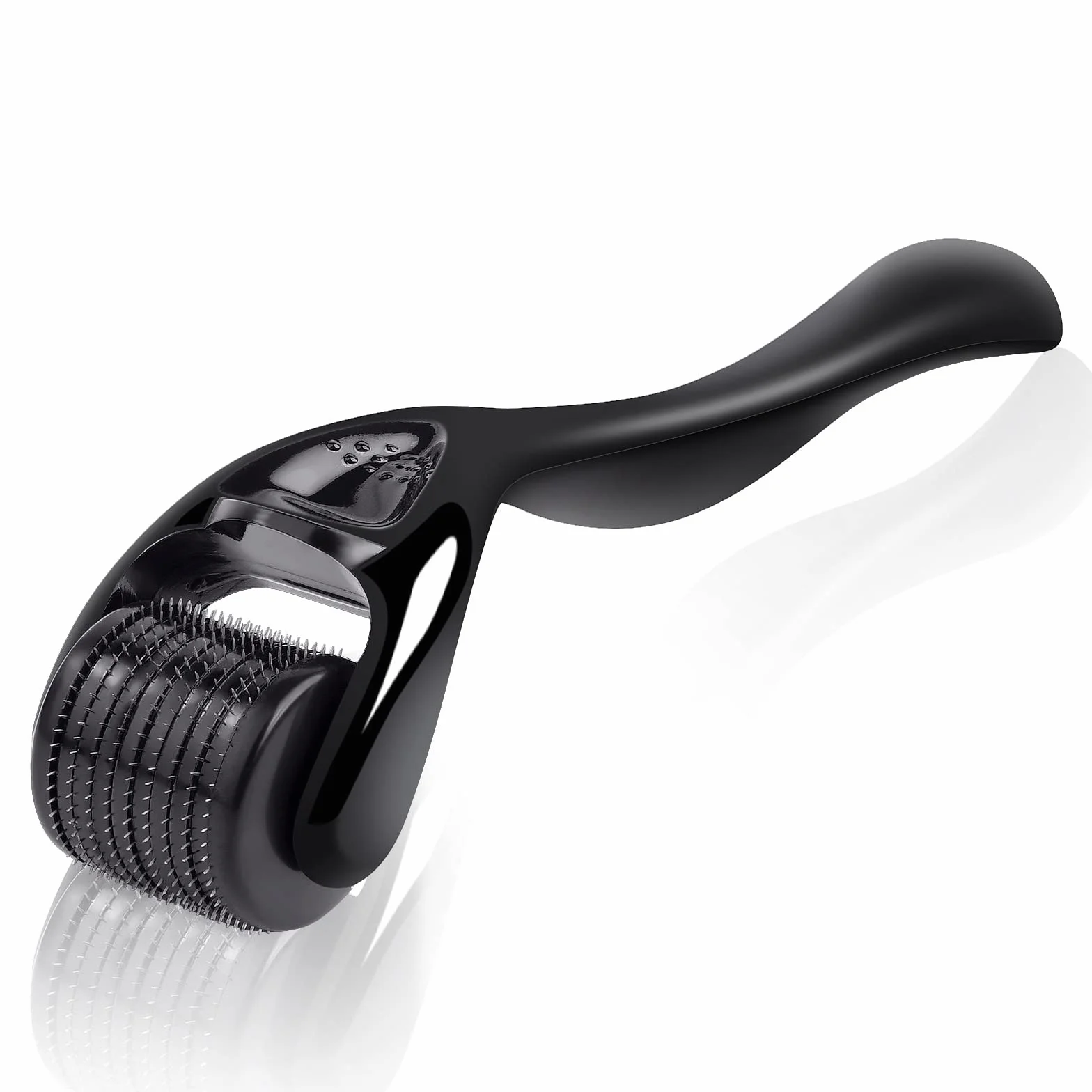 URAQT Derma Roller Titanium 540 do brody i twarzy, stymulacja wzrostu włosów, przeciwzmarszczkowy
