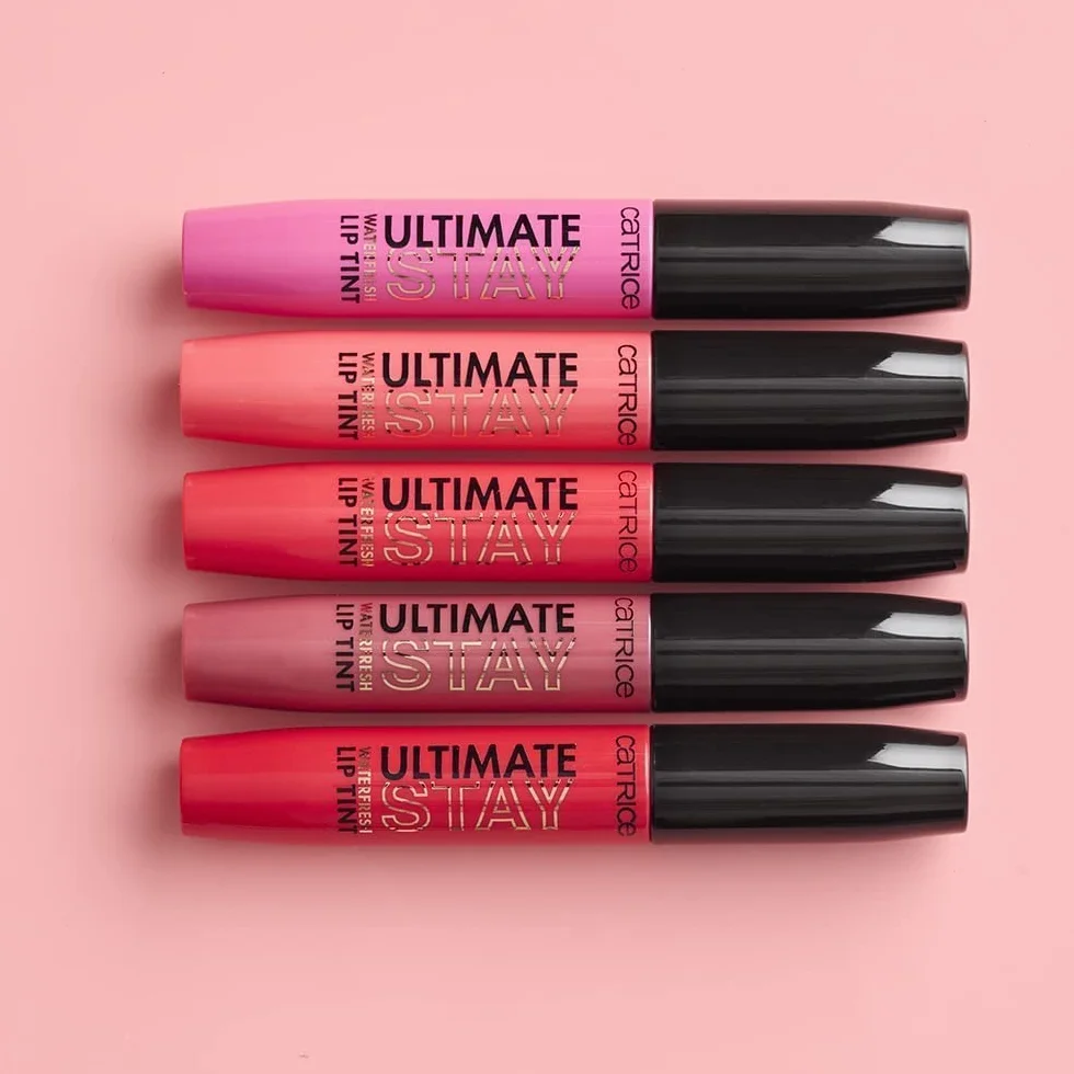 Catrice Ultimate Stay Waterfresh Lip Tint, błyszczyk do ust, nr 030, czerwony, nawilżający, długotrwały, intensywny kolor, wegański