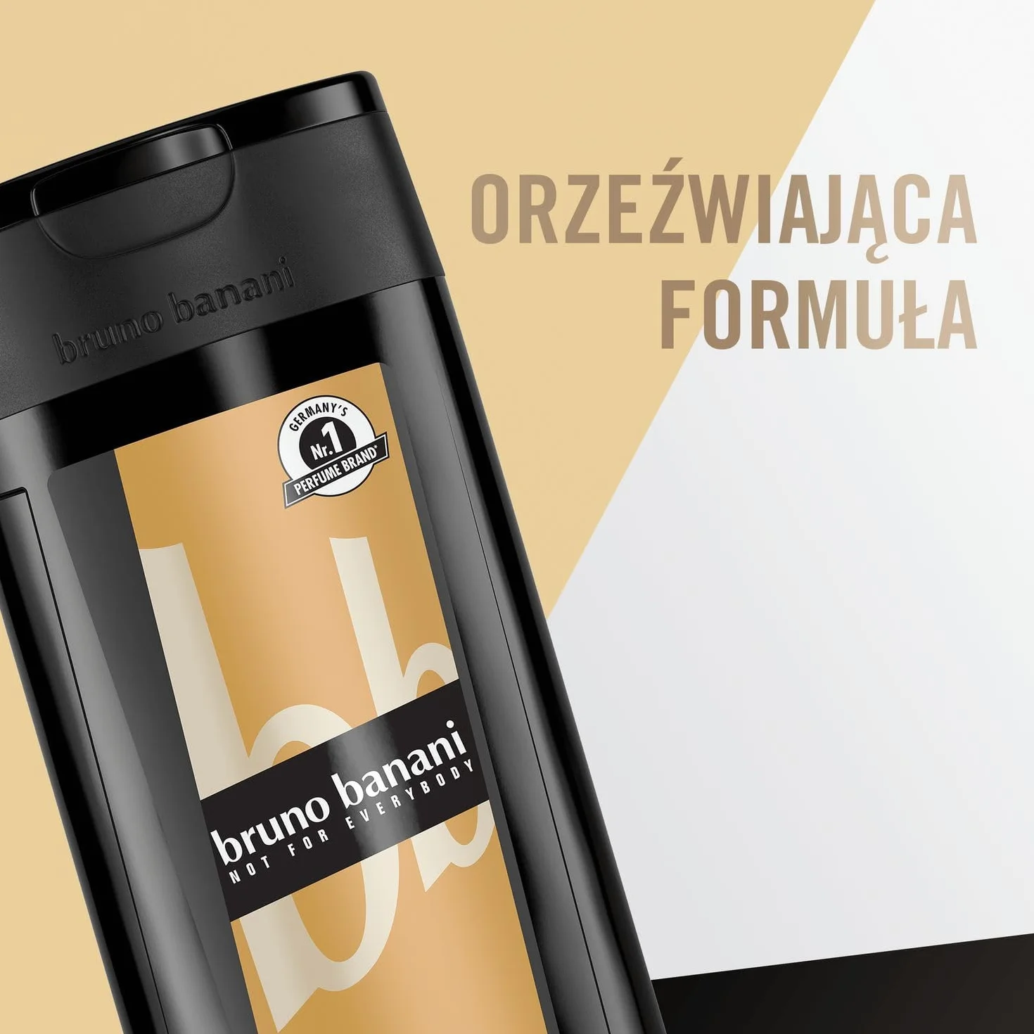 bruno banani Man’s Best – żel pod prysznic do mycia ciała, twarzy i włosów dla mężczyzn, 250 ml