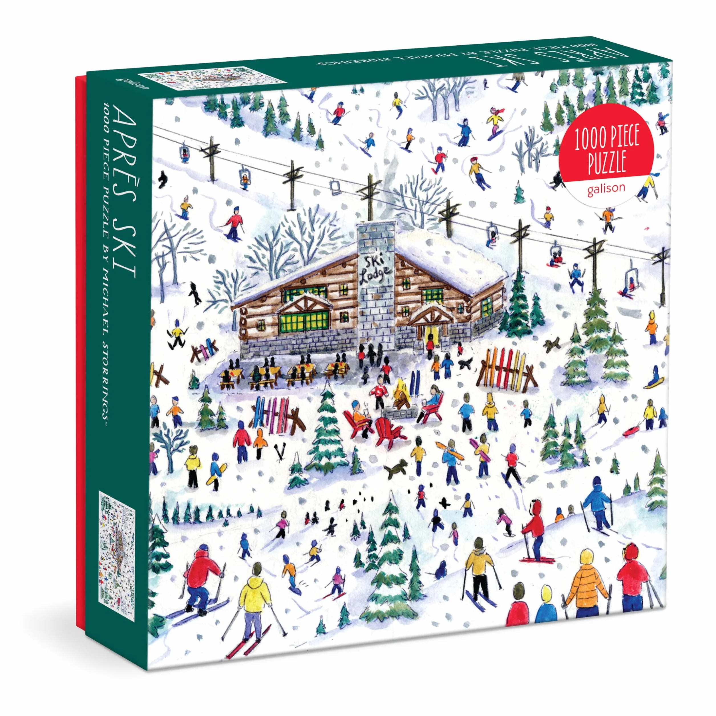 Michael Storrings Apres Ski 1000 Pc Puzzle: 1000 piece Puzzle