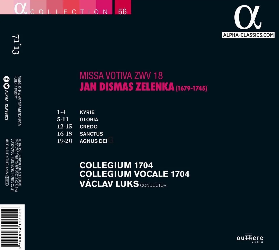 Zelenka: Missa Votiva Zwv 18