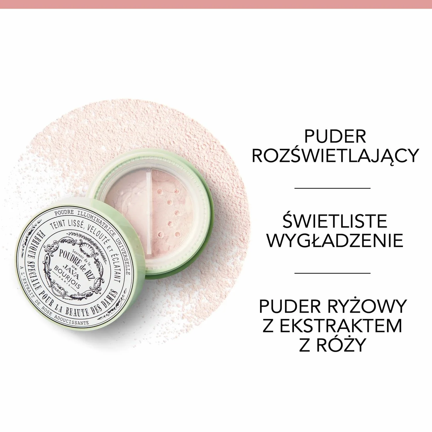 Bourjois Puder Poudre de Riz de Java rozświetlający puder ryżowy sypki nr 00