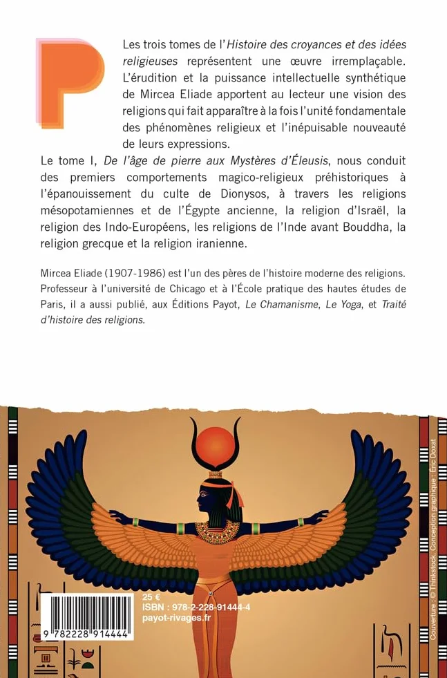 Histoire des croyances et des idées religieuses: Volume 1, De l'âge de pierre aux Mystères d'Eleusis